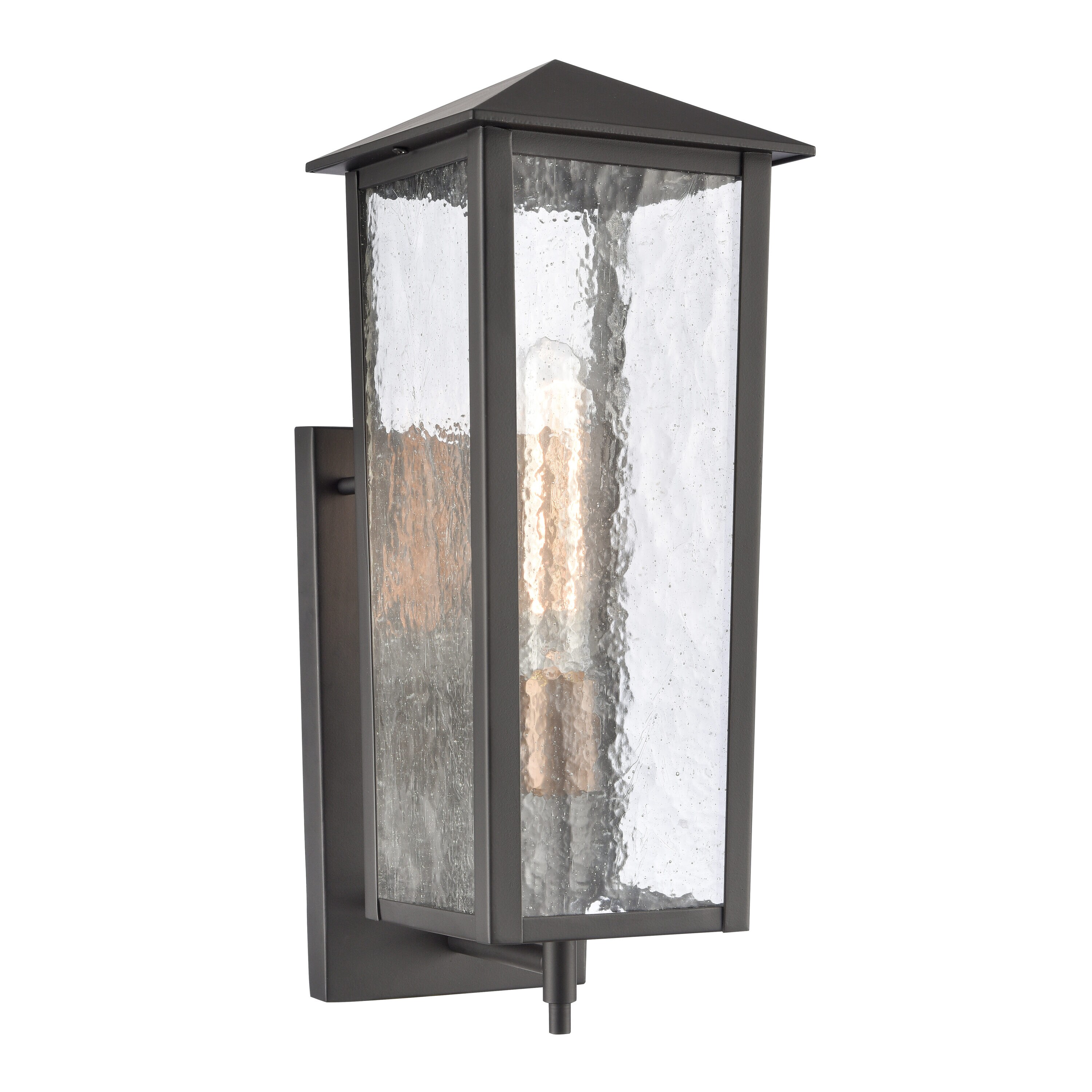 Westmore by ELK Lighting LW-202302010172 Hill 7-in W 1 -Light Matte Black Transitional Wall Sconce
