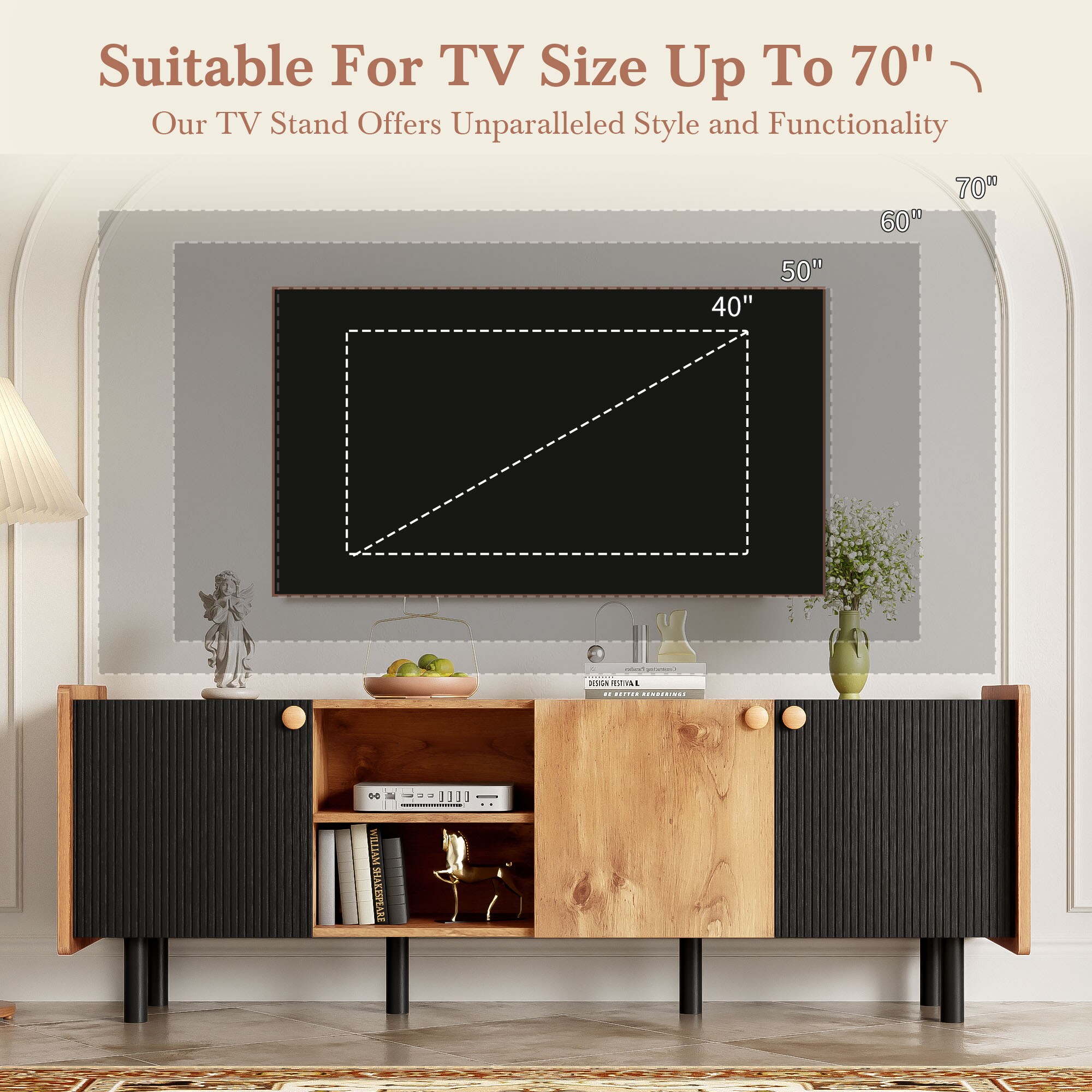 JIMSMAISON JMMRSTS27BRO Tv-Stands - View #5