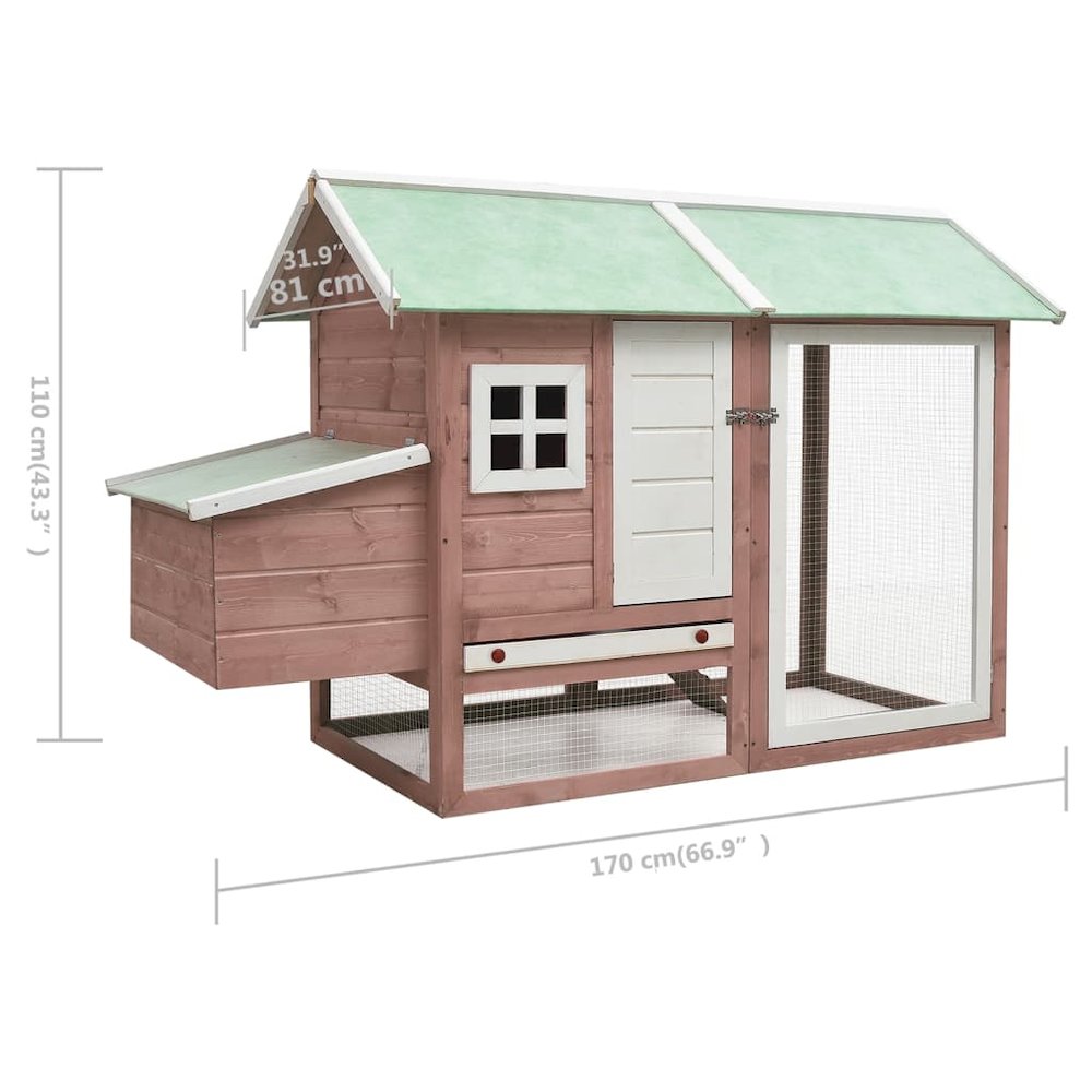 vidaXL 170862 Chicken-Coops-Rabbit-Hutches - View #5