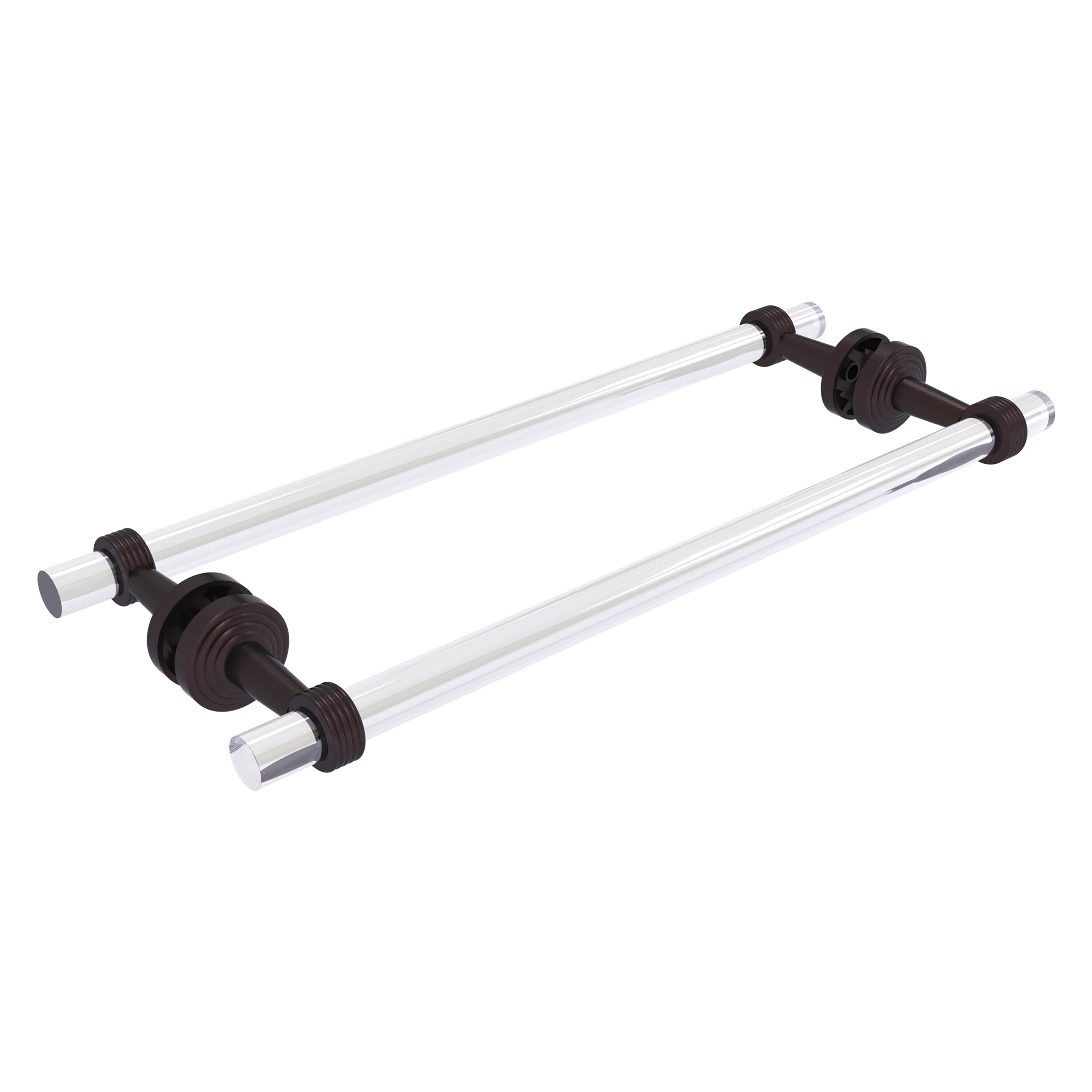 Allied Brass PB-41G-BB-18-ABZ Pacific Beach 18-in double Antique Bronze Wall mount Double Towel Bar