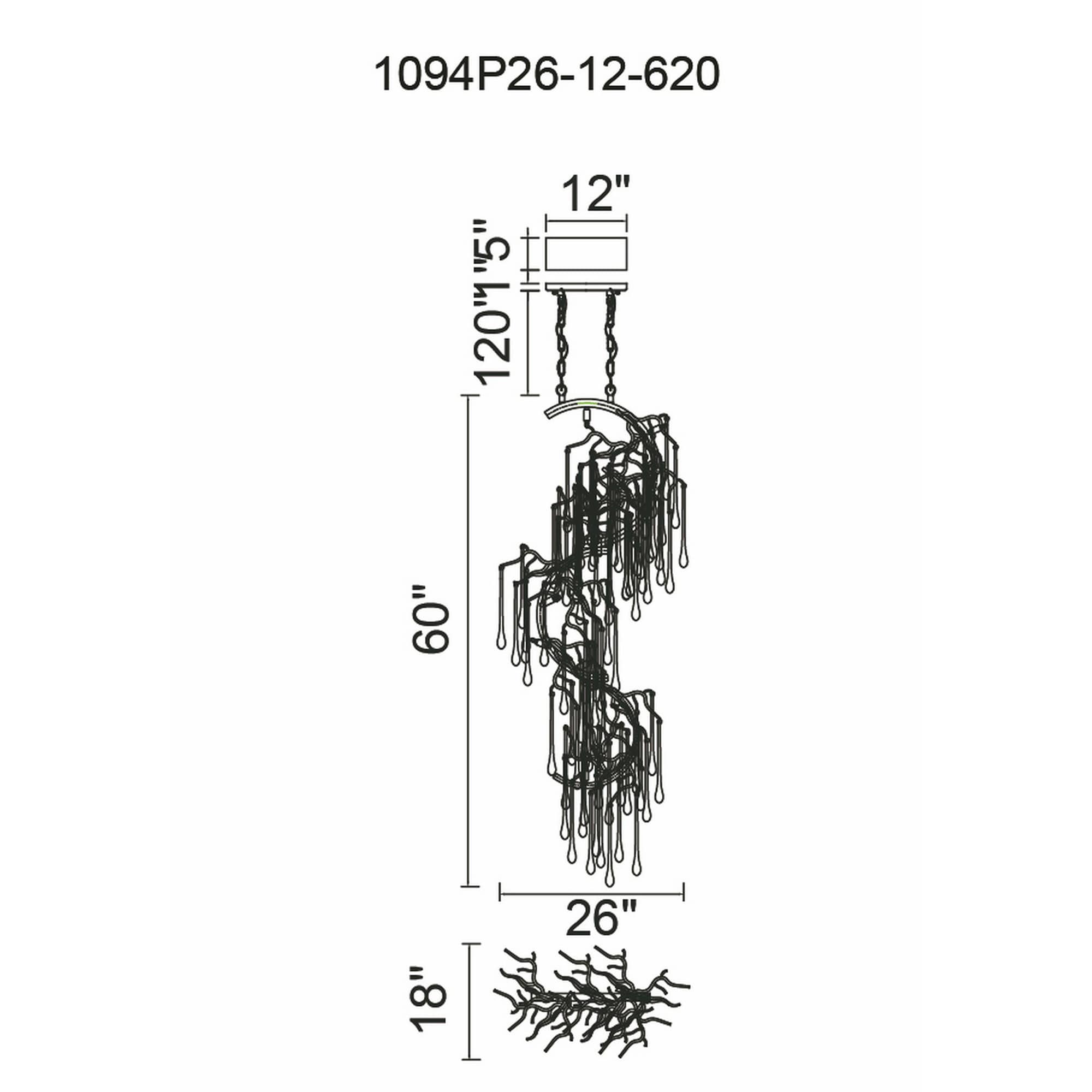 CWI Lighting 1094P26-12-620 b090015 - View #8