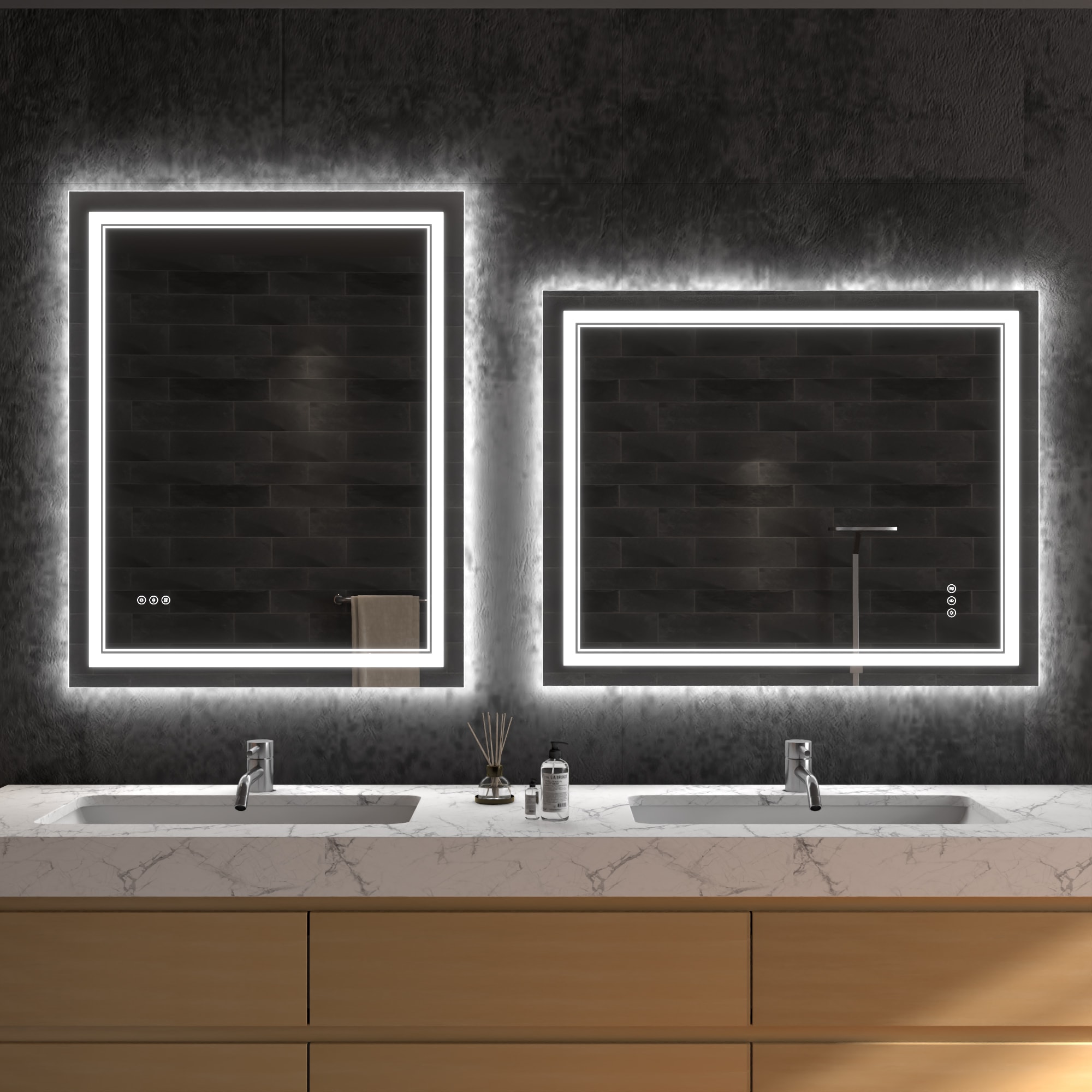 ExBrite DHBM2836BLAL Framed-Bath-Mirrors - View #10
