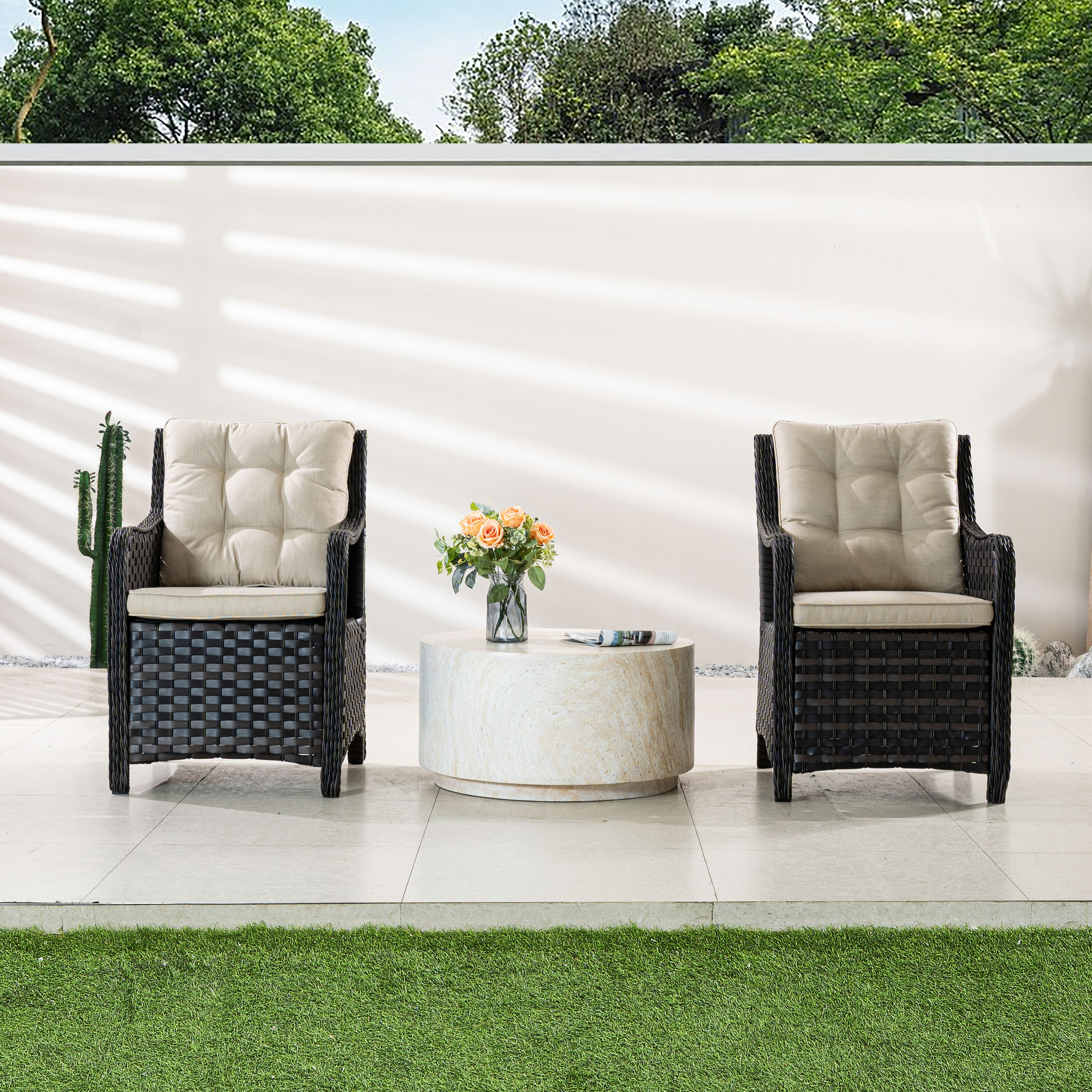Direct Wicker DWC-240076TA013B Patio-Conversation-Sets - View #2