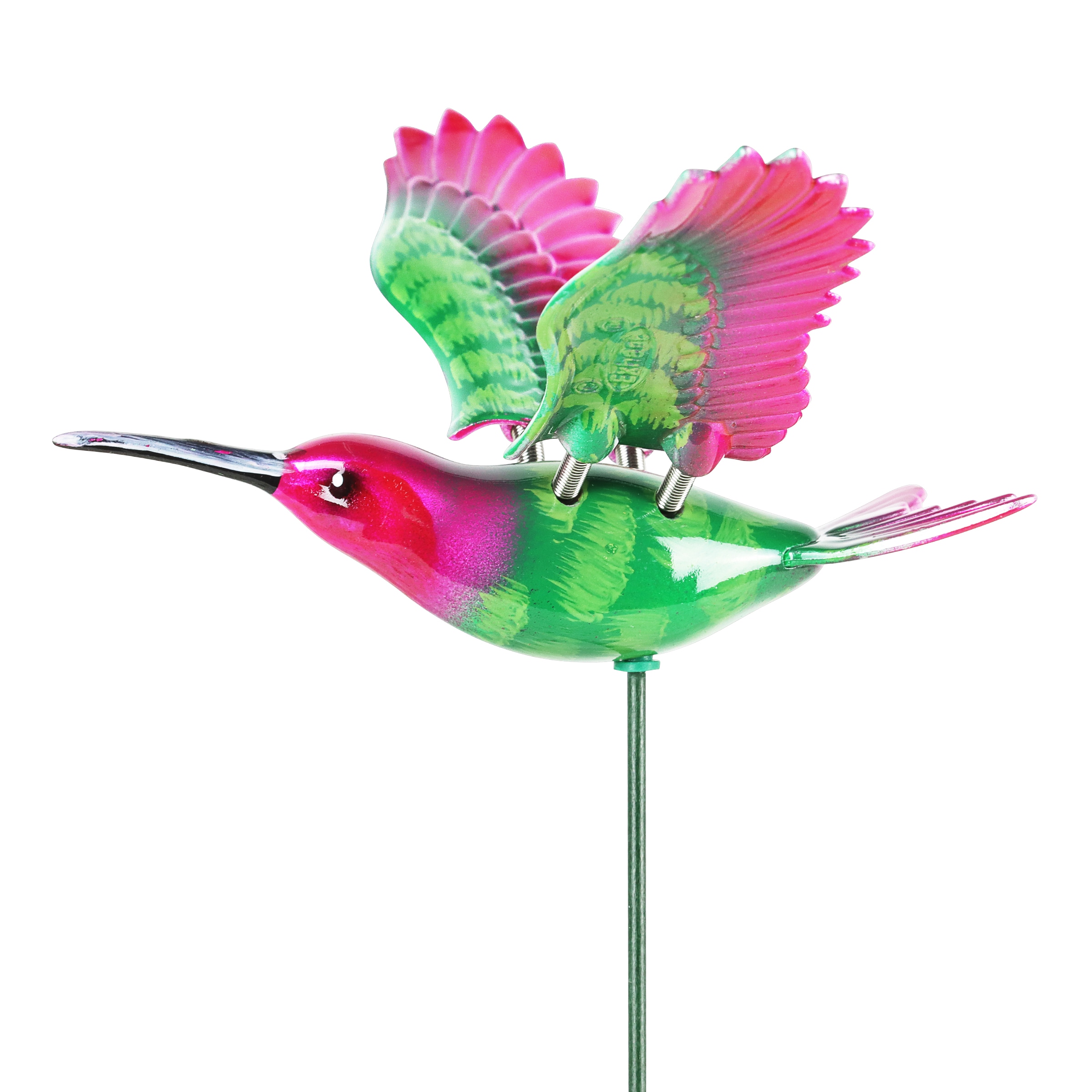 Exhart 50123-L 15.35-in MultiColor Plastic Animals Stake