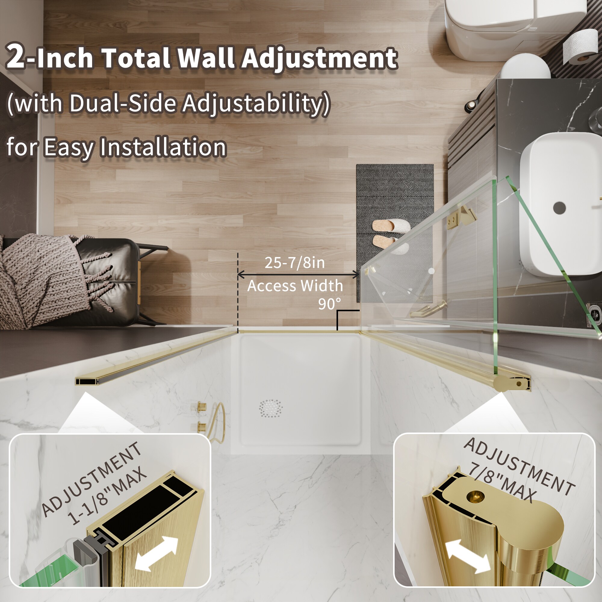 LIVIZA GLSBG-36-DP01 Shower-Doors - View #13