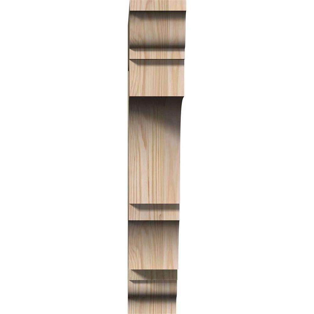 Ekena Millwork BKT04X24X24BOA01RDF Exterior-Brackets-Braces - View #2