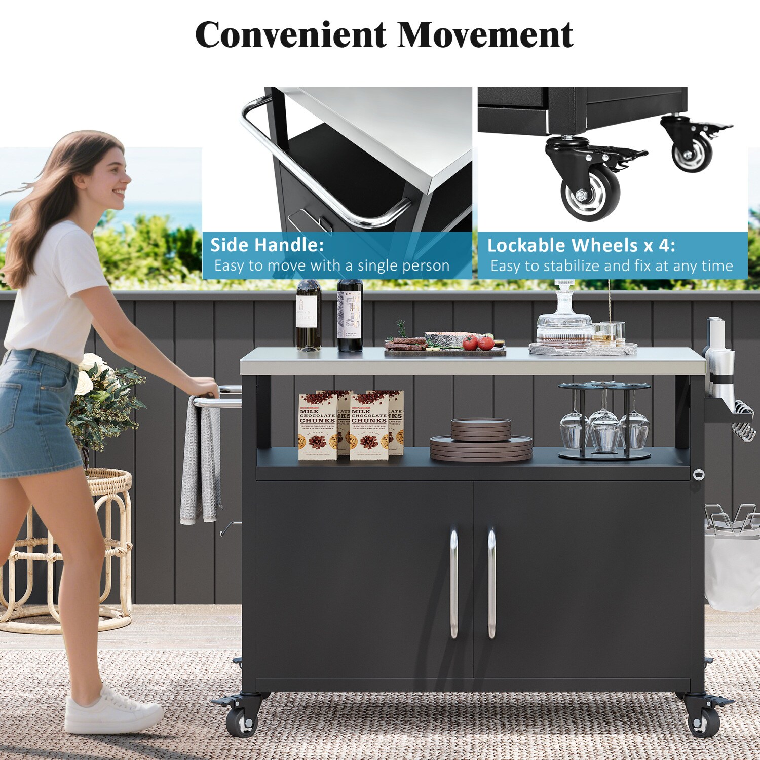 Streamdale Furniture N707P270779B Kitchen-Furniture - View #7