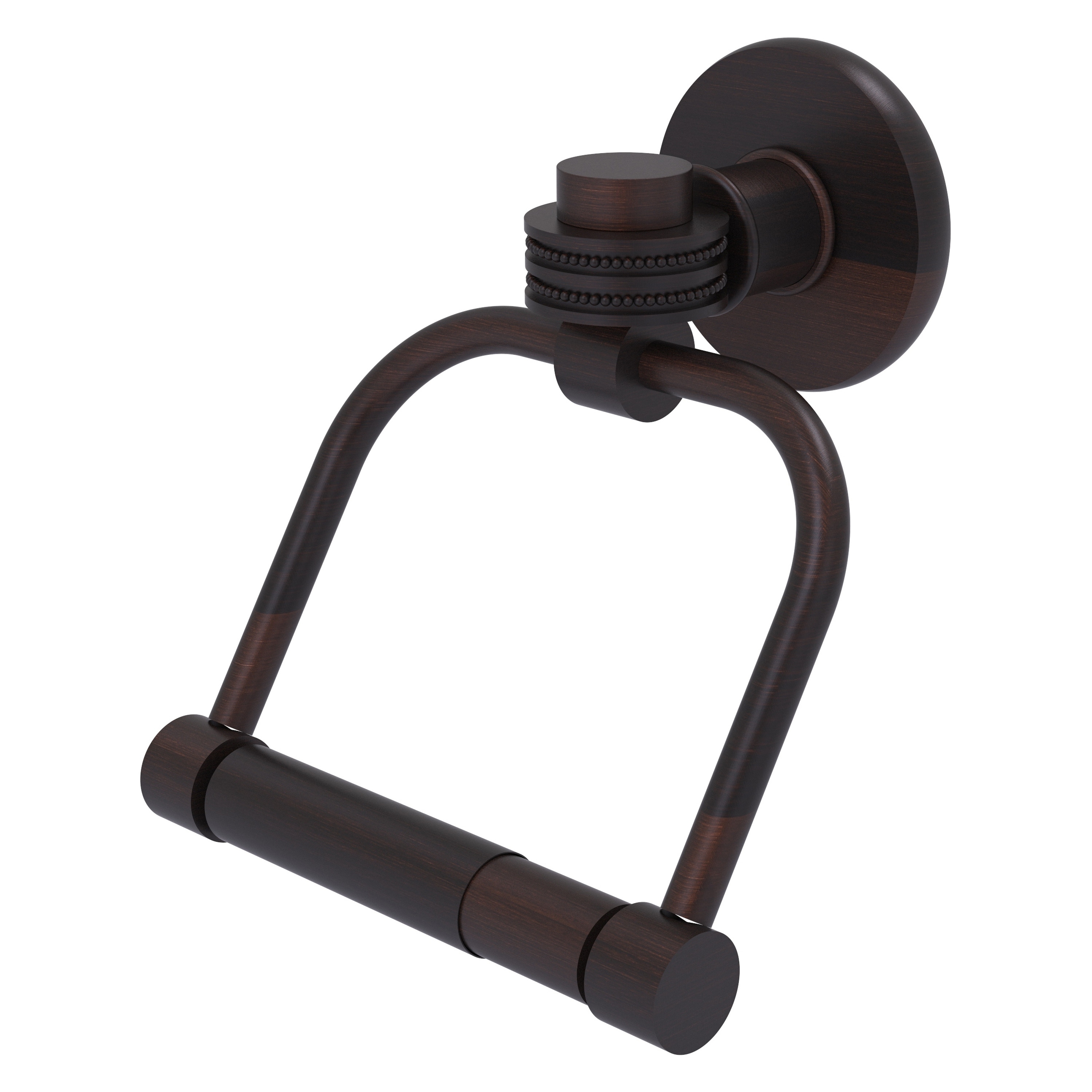 Allied Brass 2024D-VB Continental Venetian Bronze Wall mount Double post Toilet Paper Holder 1 -Rolls