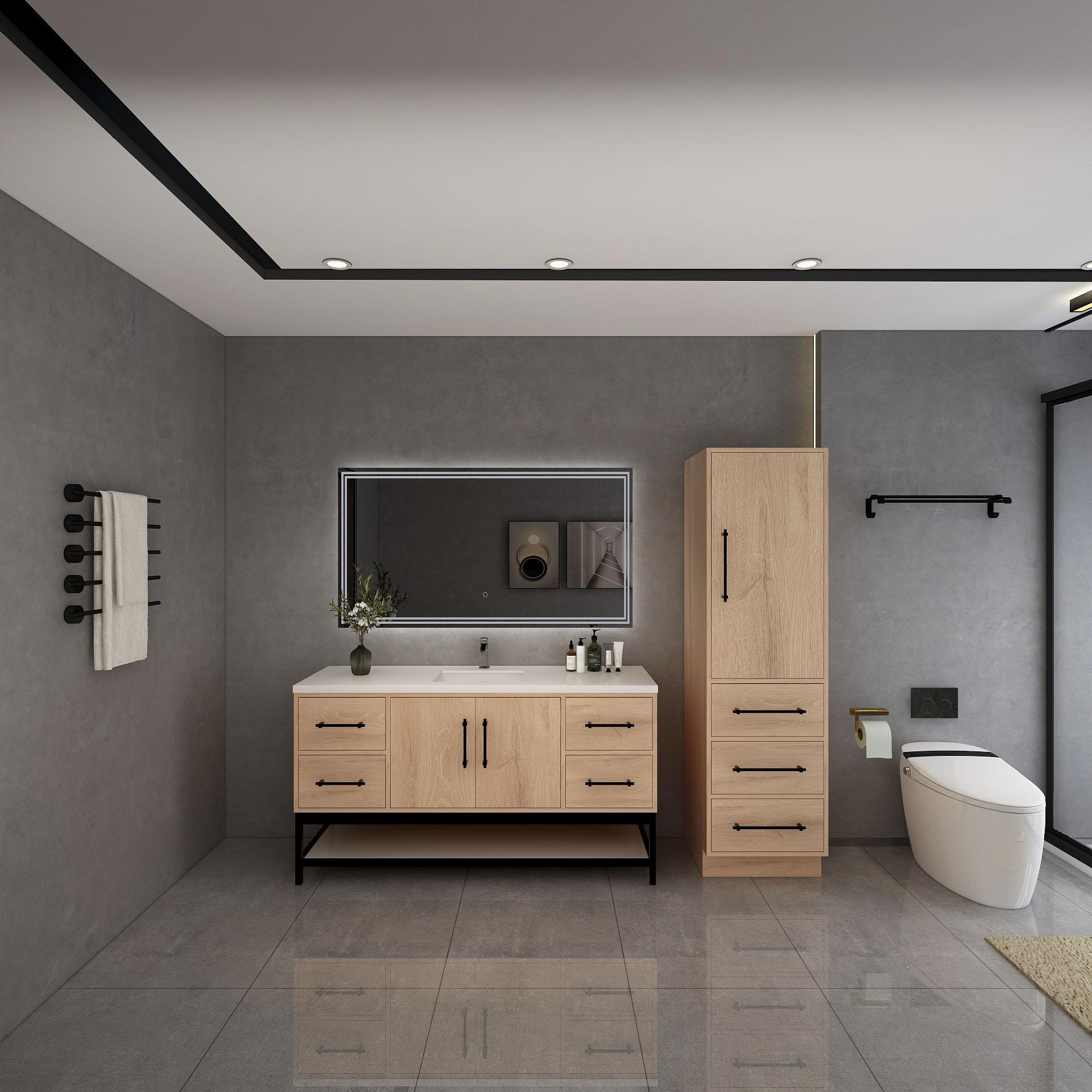 BV Better Vanity VICTORIA60SFM-RO Bath-Vanity-Combo - View #3