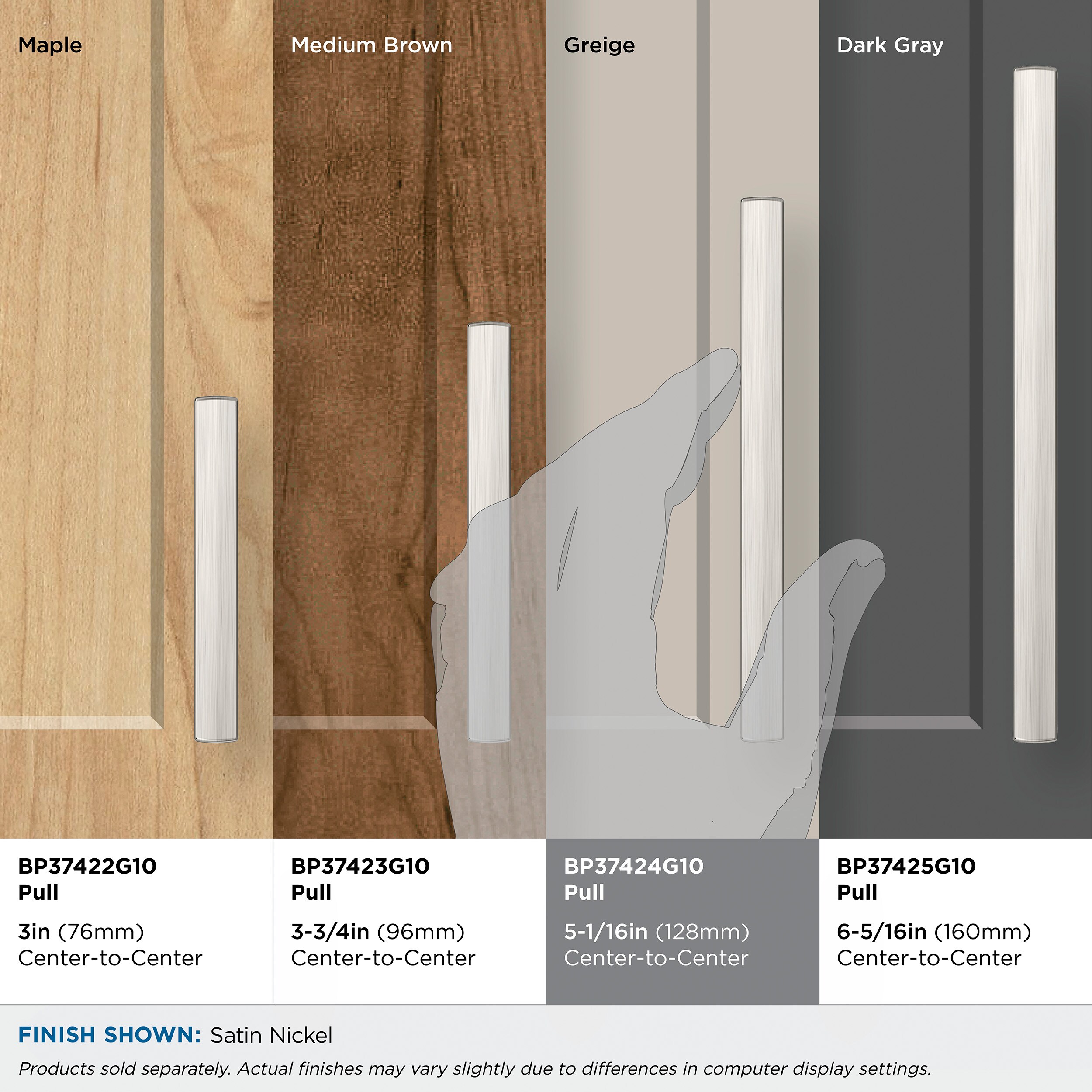 Amerock BP37424G10 Cabinet-Pulls - View #8