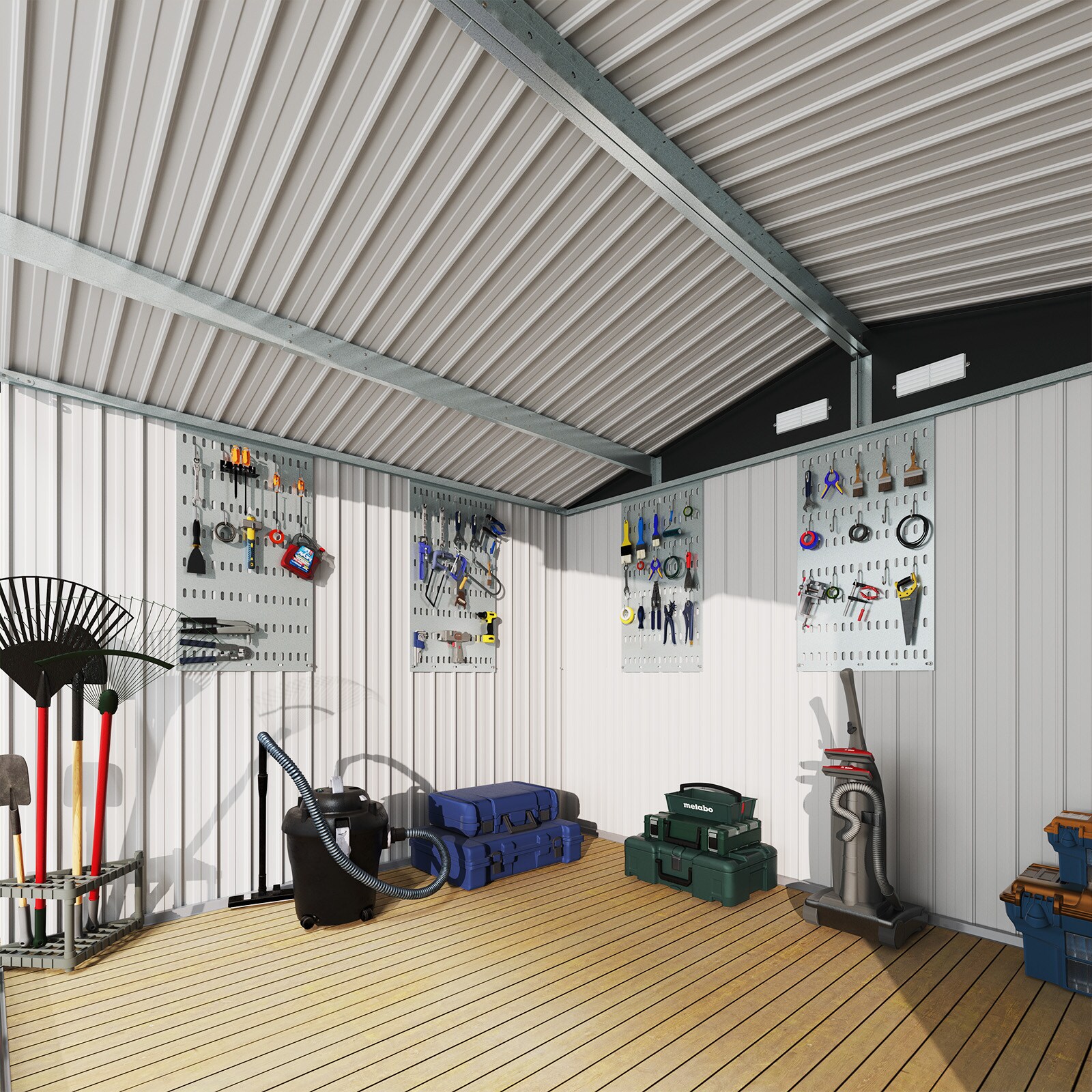 AOXUN AX-03808B Metal-Storage-Buildings-Sheds - View #4