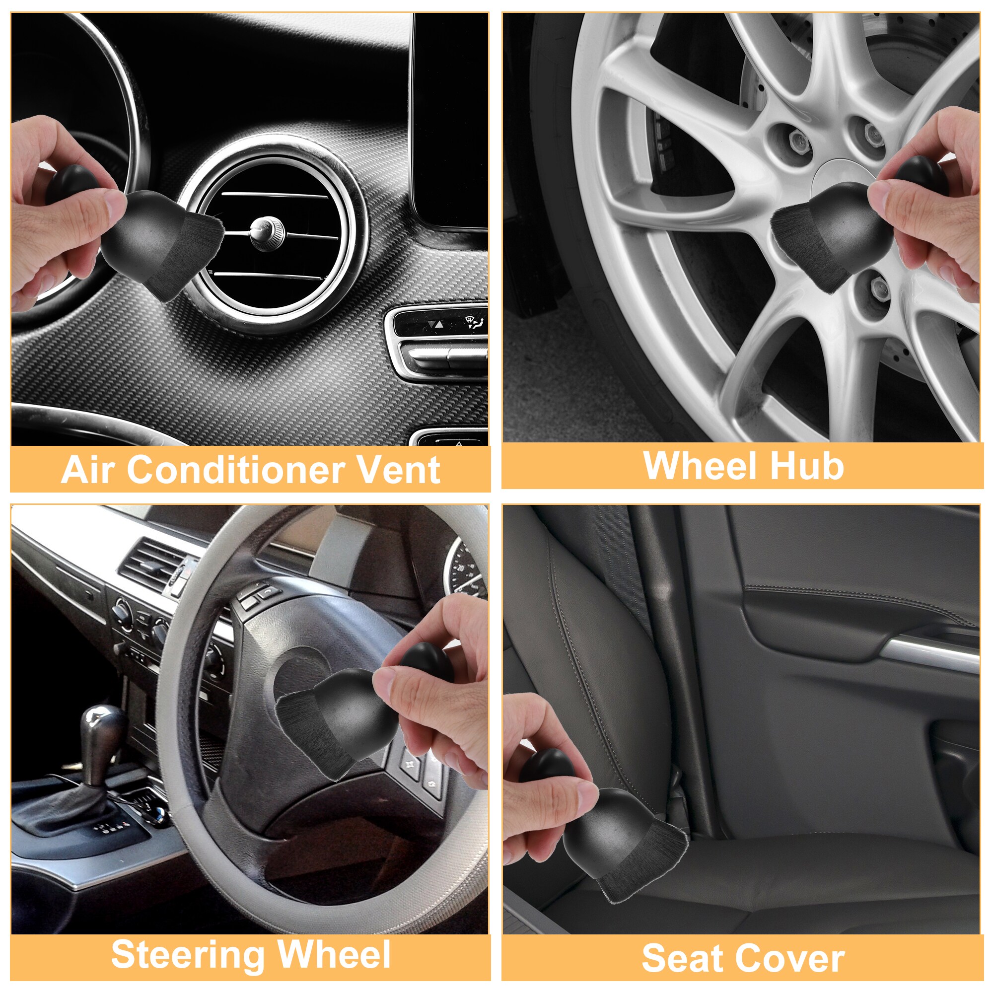 Unique Bargains S26010400UX4731 Automotive-Cleaning-Brushes - View #2