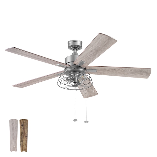 Flush Mount Cage Ceiling Fan With Light, Reviews Of Patriot Ceiling Fans