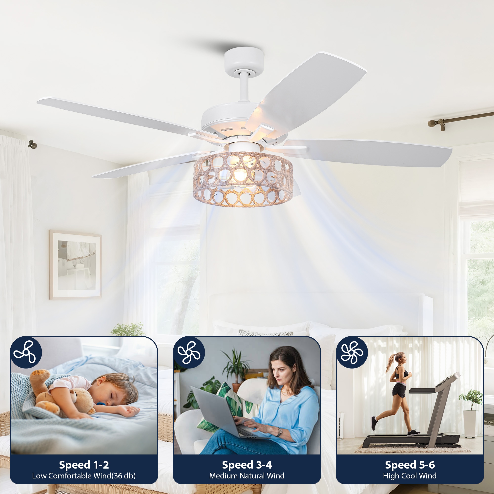 Parrot Uncle F6016 Ceiling-Fans - View #7