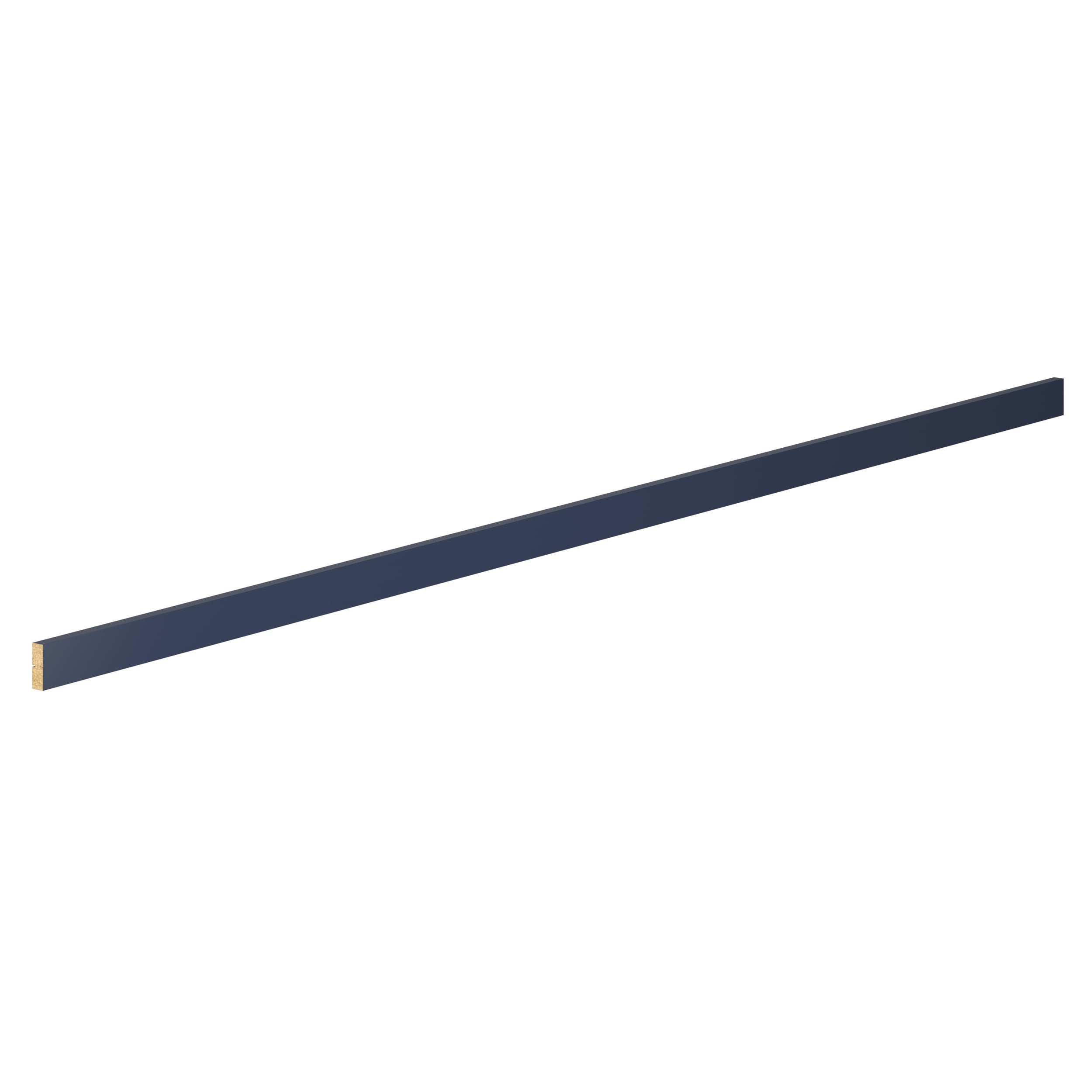 Hugo&Borg DSSLV96-LO Lorette Cabinet Valance 96-in W x 2.36-in H x 0.71-in D Navy Blue Painted