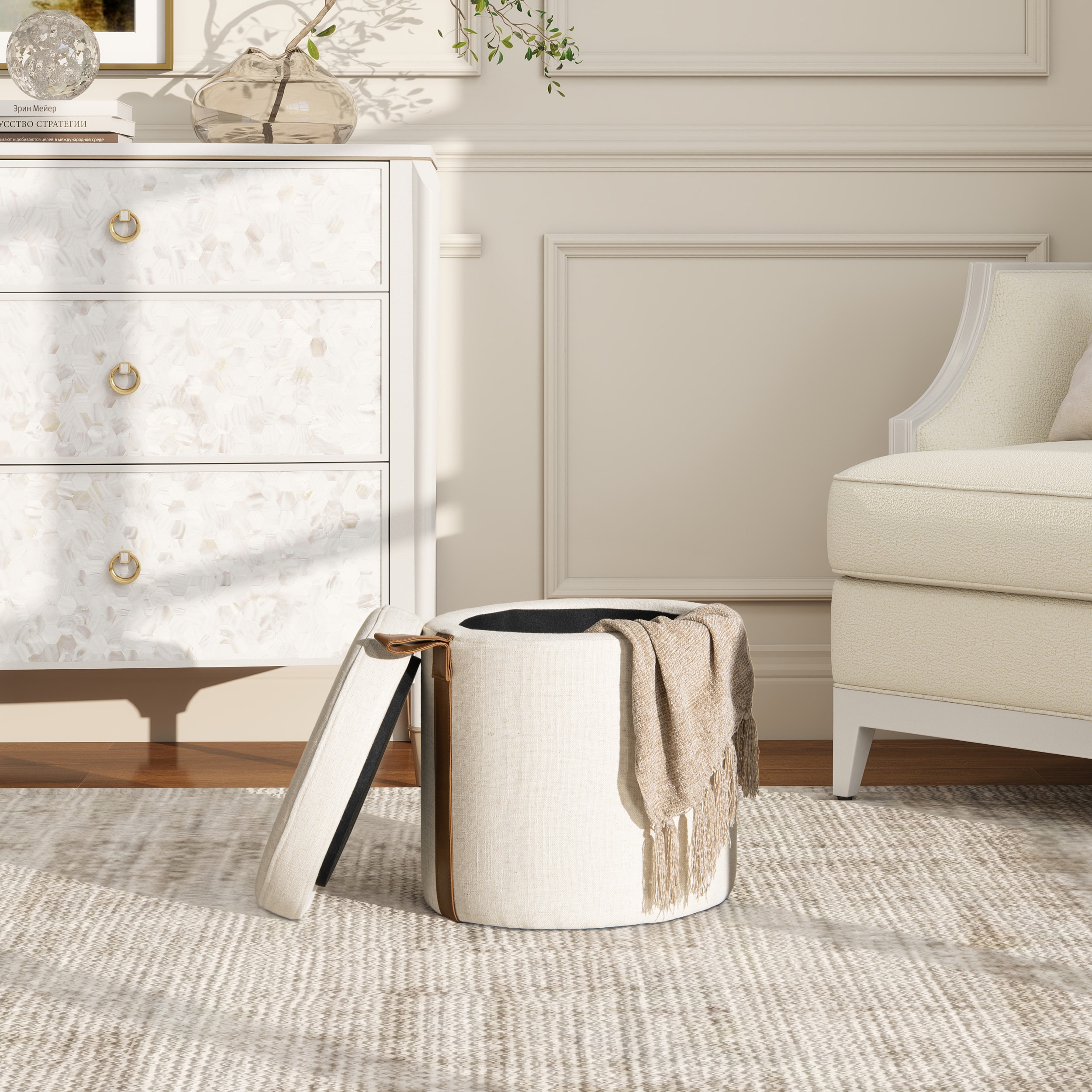 Jennifer Taylor Home LL008U023-84670 Indoor-Ottomans - View #2
