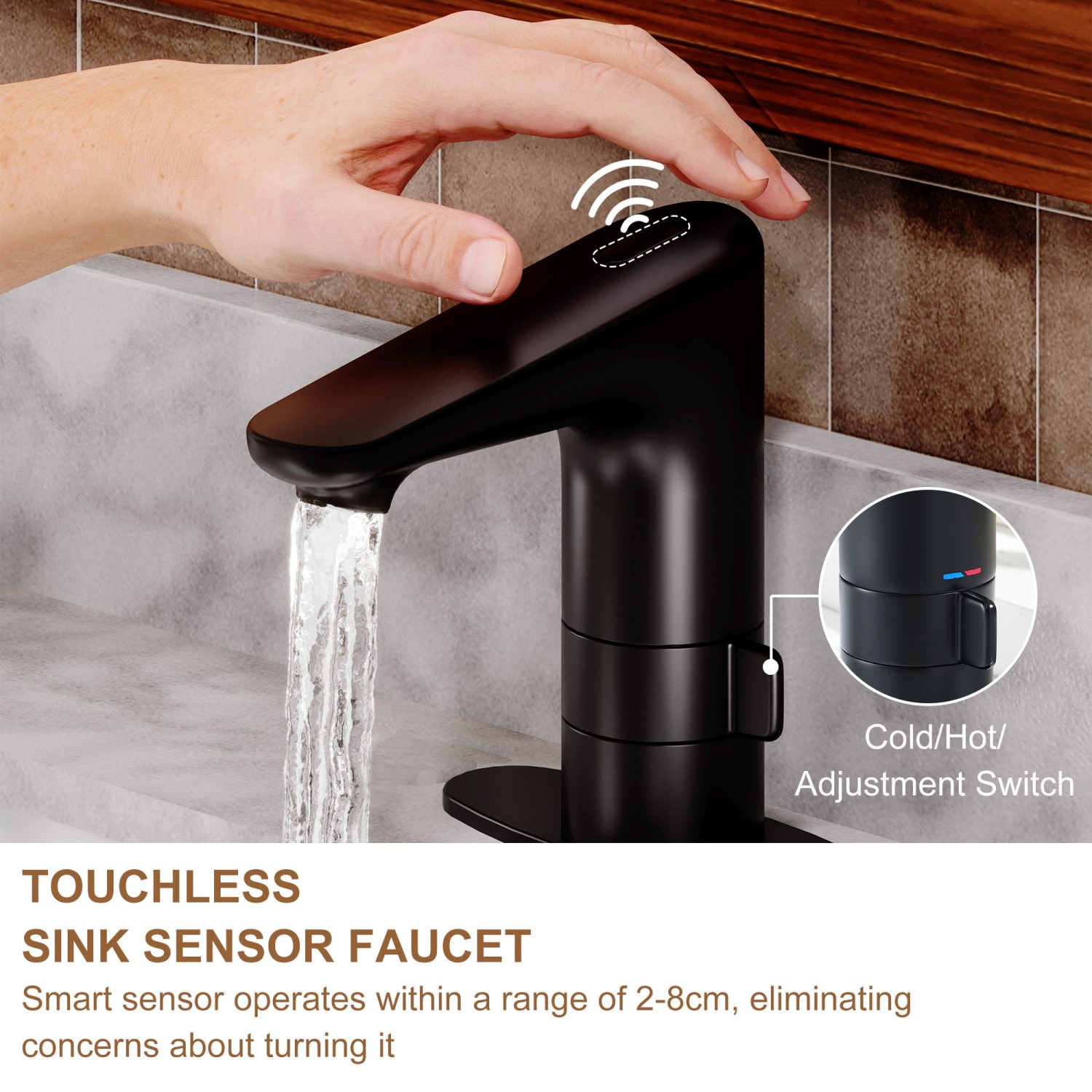 Mondawe OR-909G-DG Lavatory-Faucets - View #3