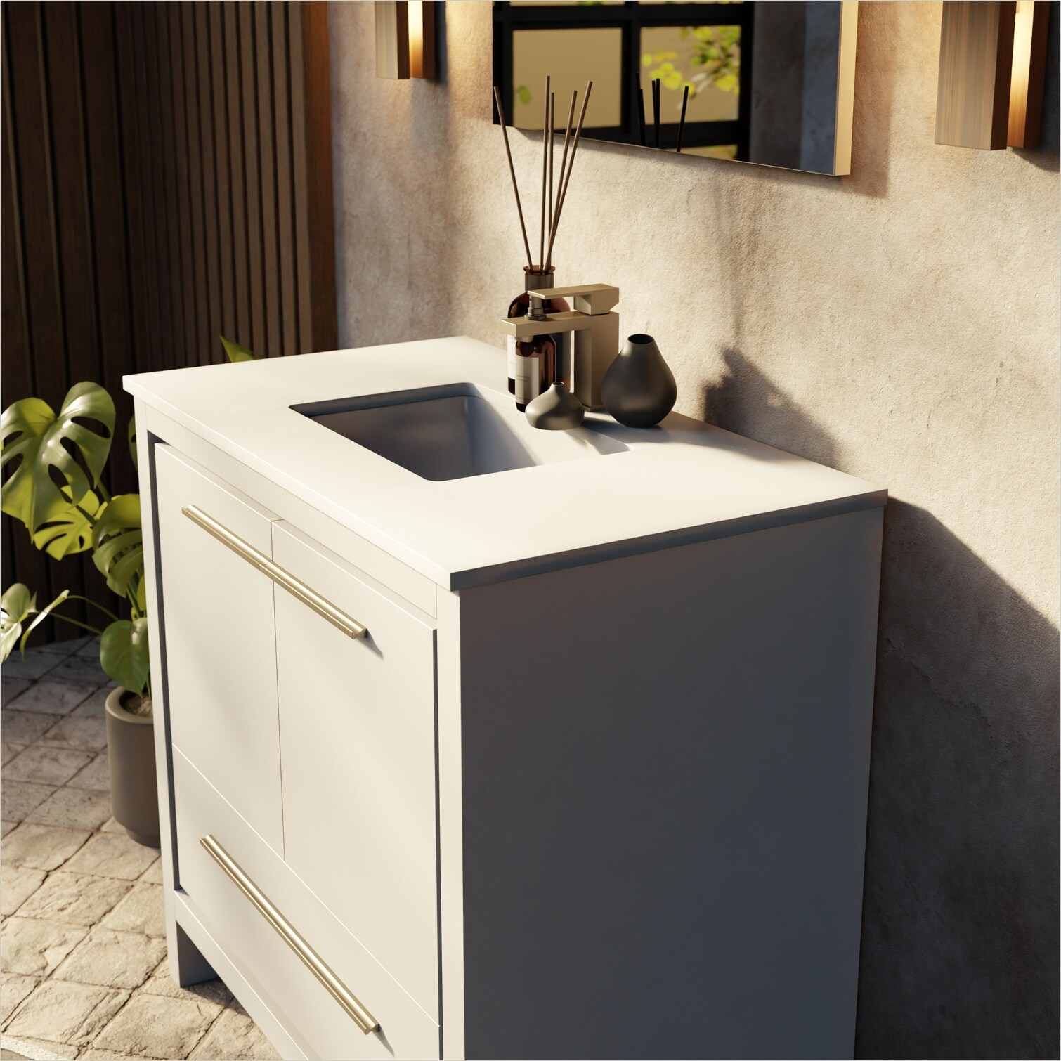 SunJet 6WPY2N3O3U7N Bath-Vanity-Combo - View #3