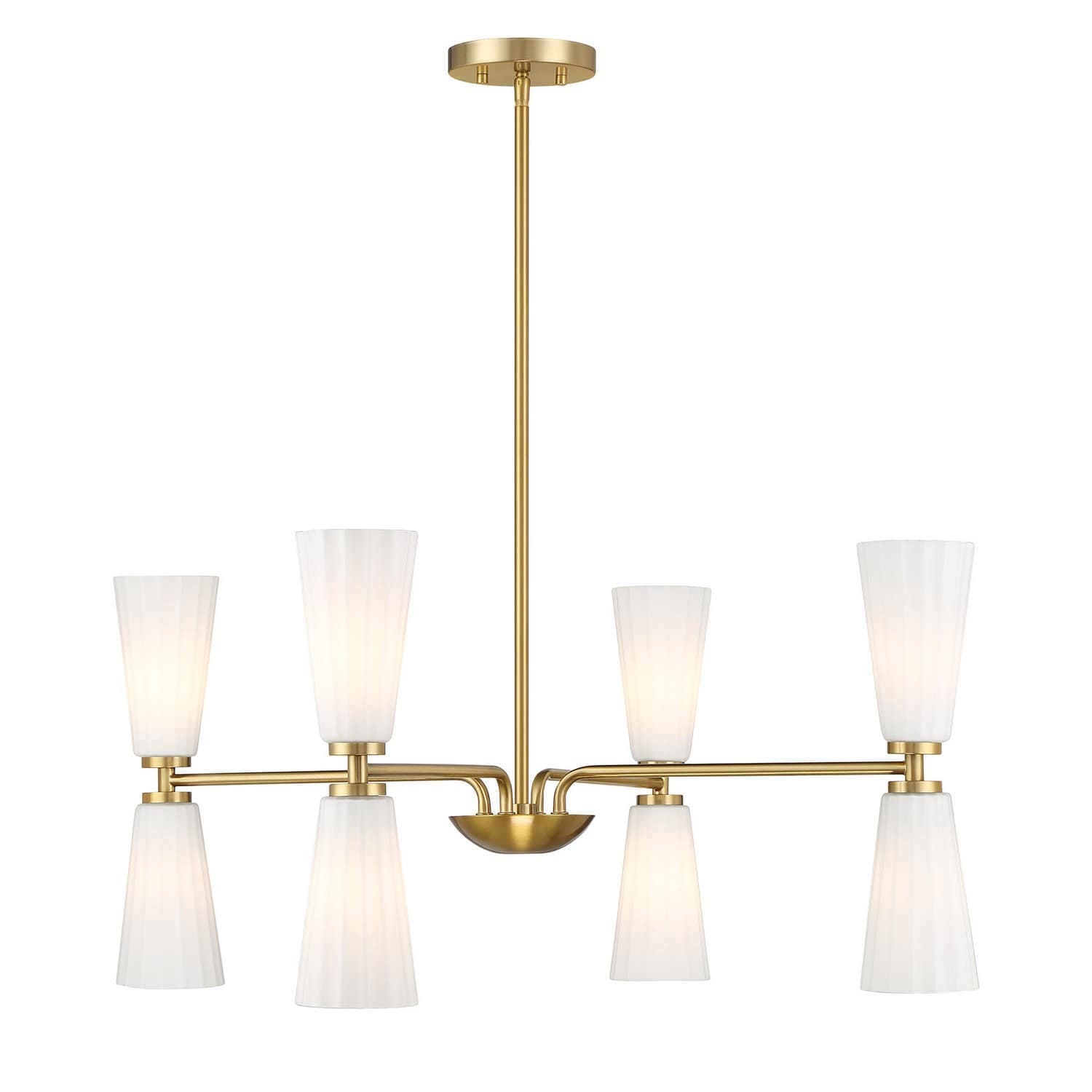 Trade Winds Lighting TW12601NB Chandelier in Natural Brass