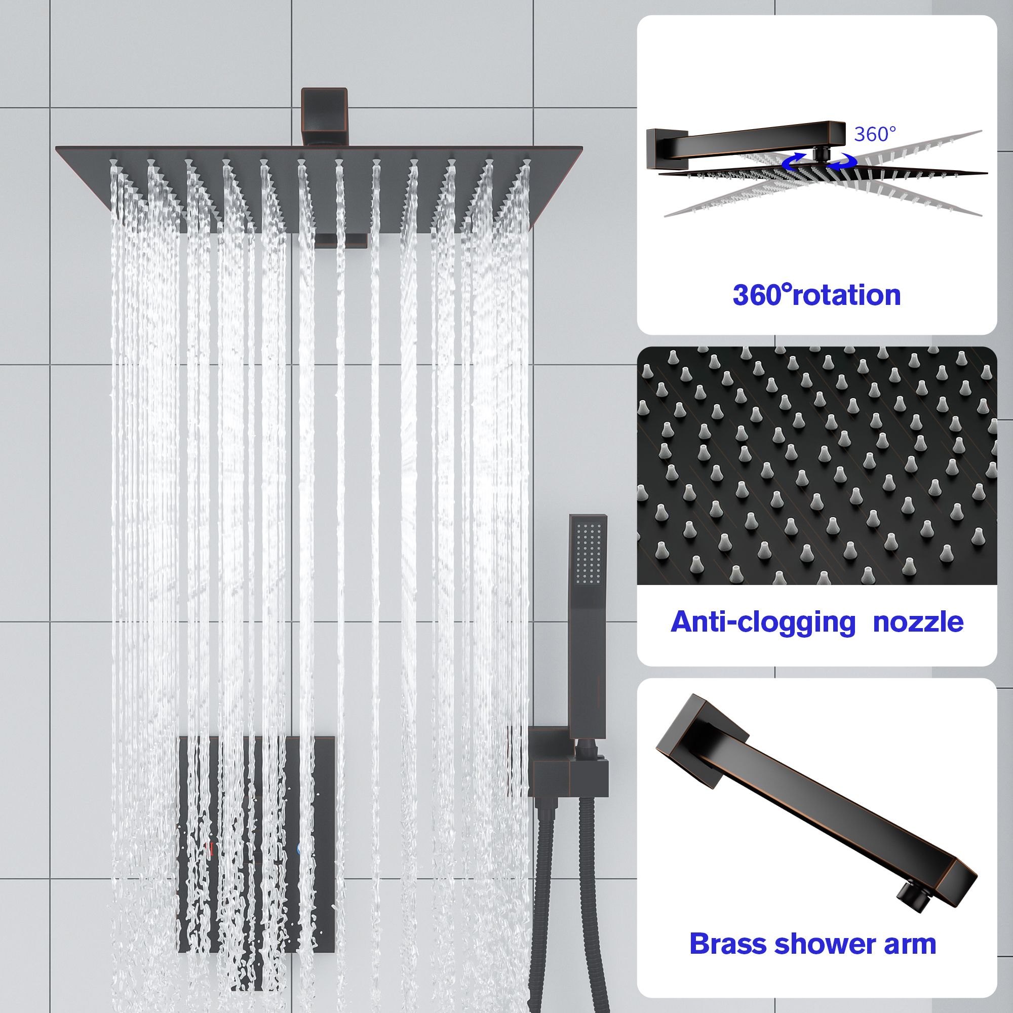 Tatayosi RY-02HIBYDU Showerhead-Bar-Panels - View #4