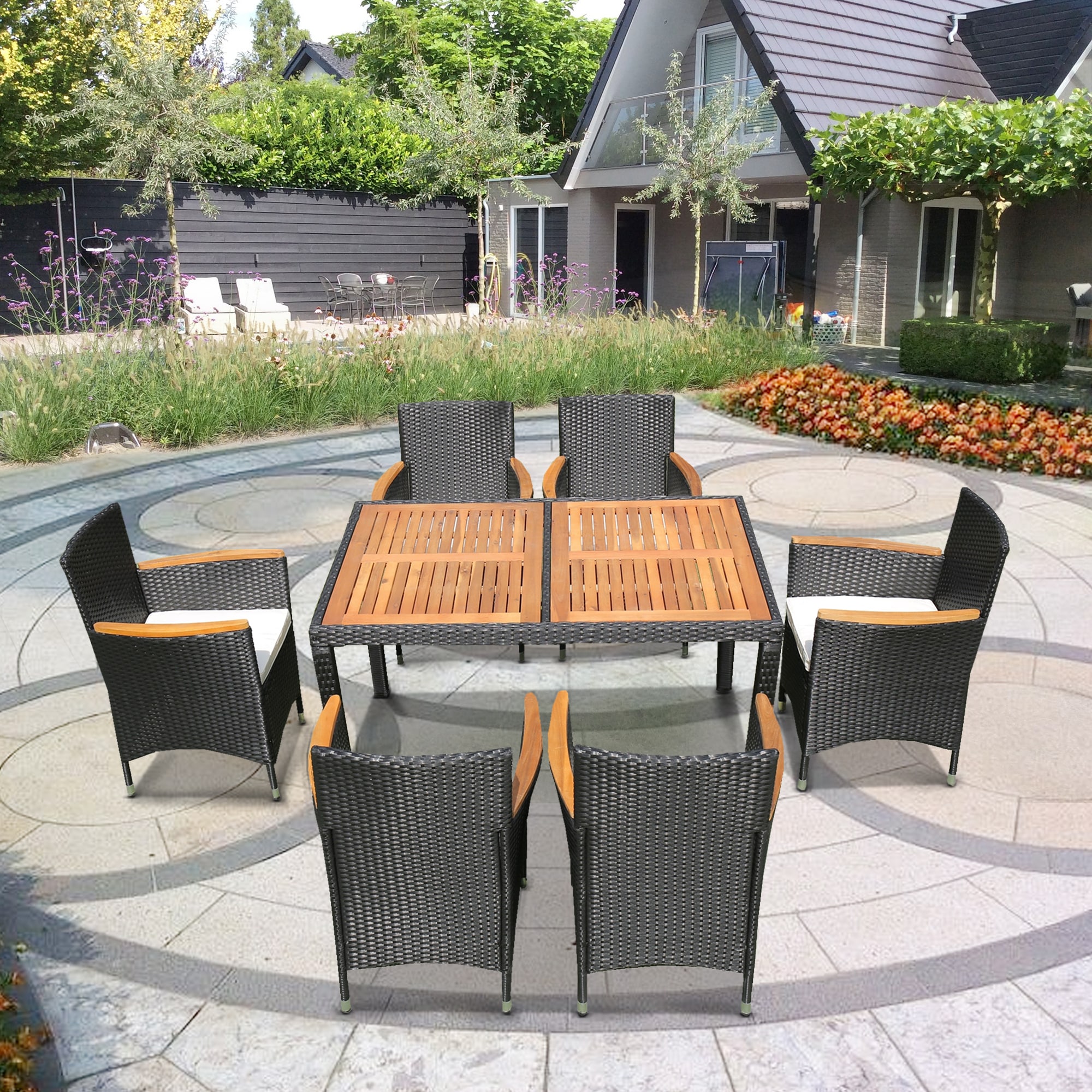 Nestfair PD20006B Patio-Dining-Sets - View #2