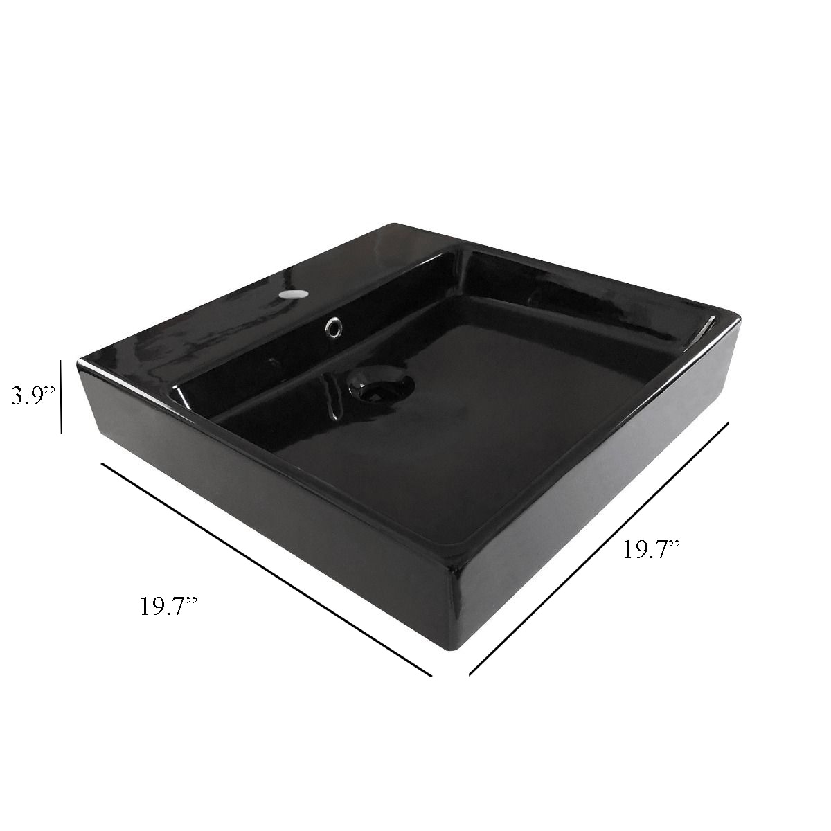 WS Bath Collections SIMPLE 50.50B.01 BG Bath-Sink - View #7