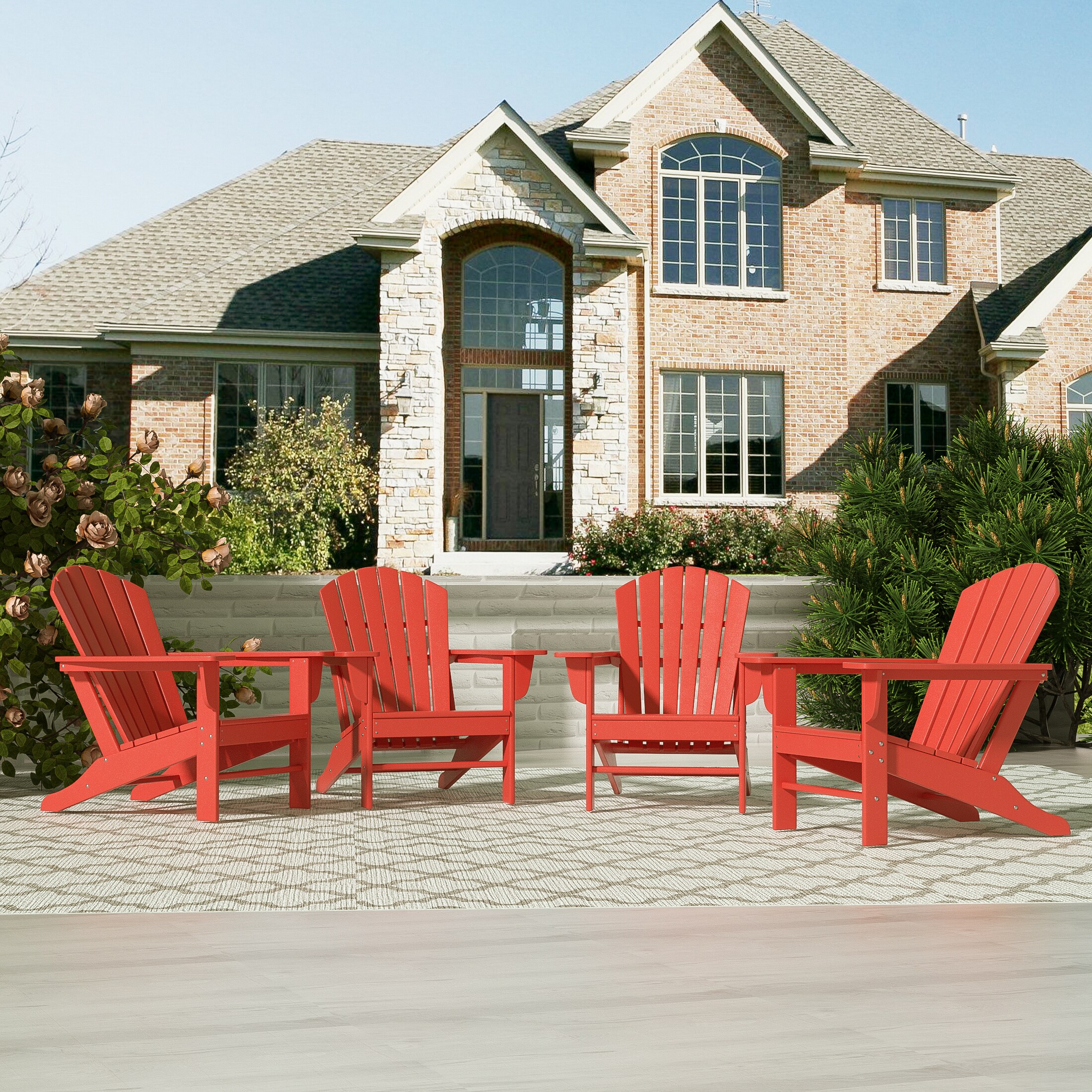 Westin Furniture OP6001-RD-4 Patio-Chairs - View #2