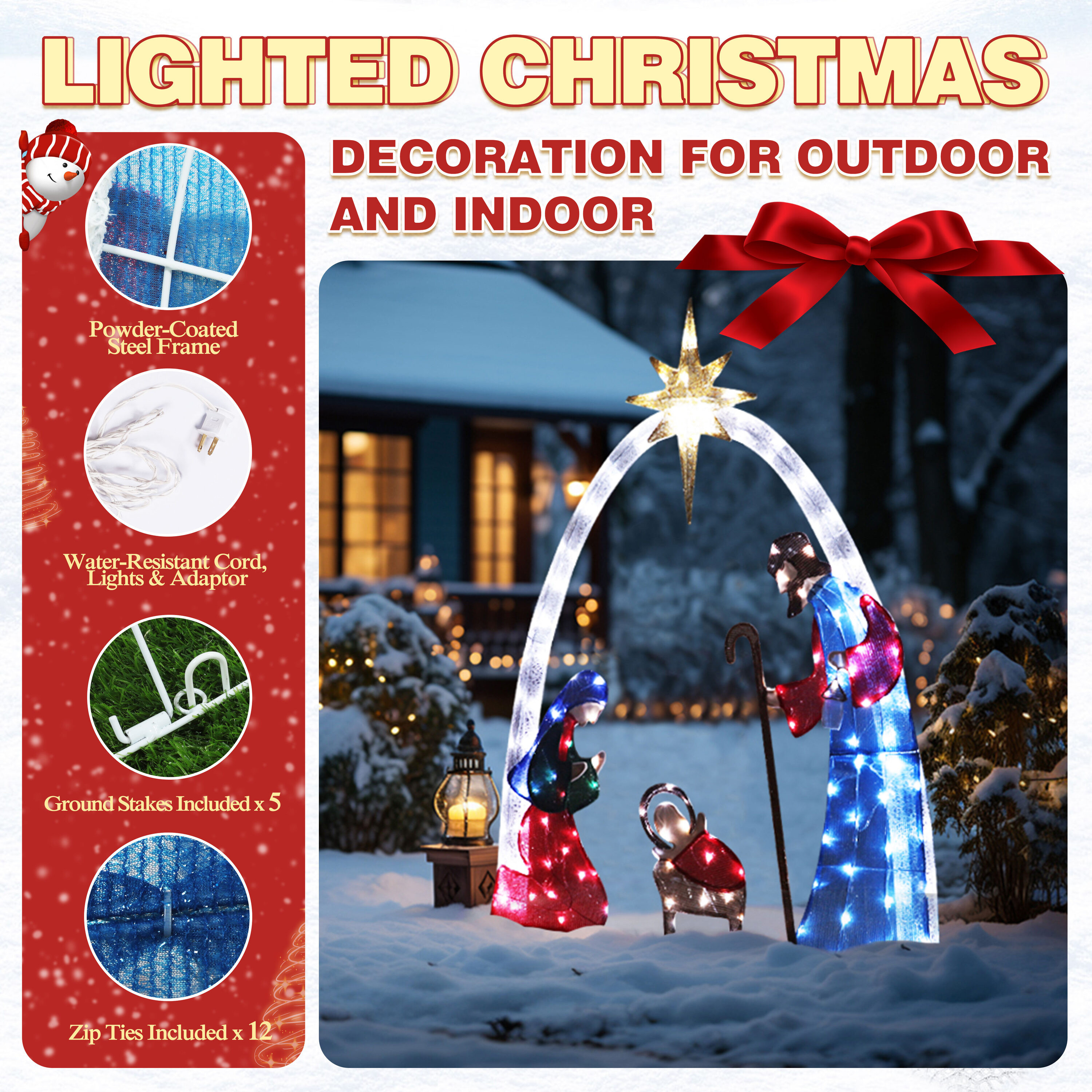 VEIKOUS PG0403-10-14 Outdoor-Christmas-Decor - View #6