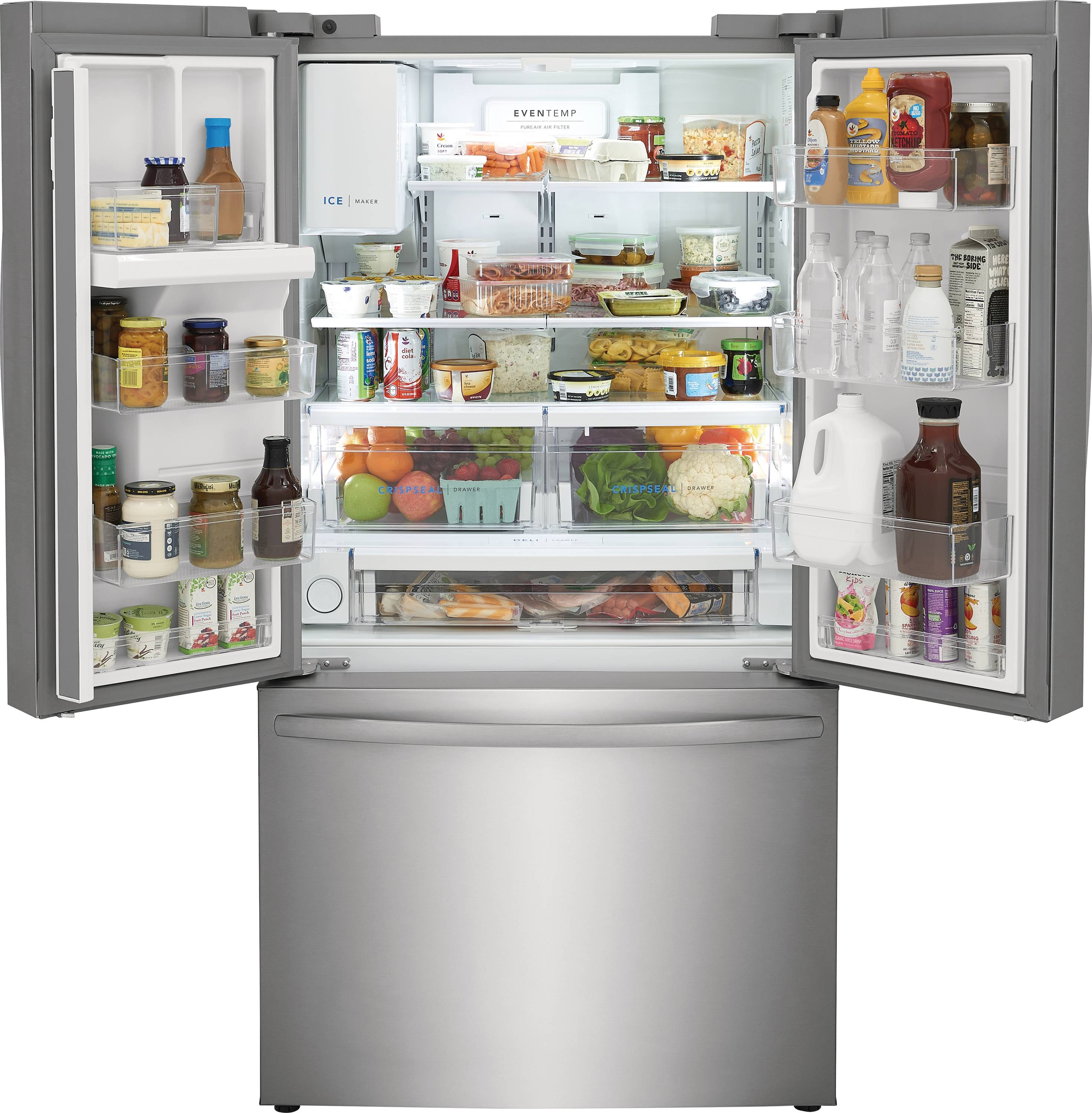 Frigidaire 27.8-cu ft French Door Refrigerator with Ice Maker, Water ...