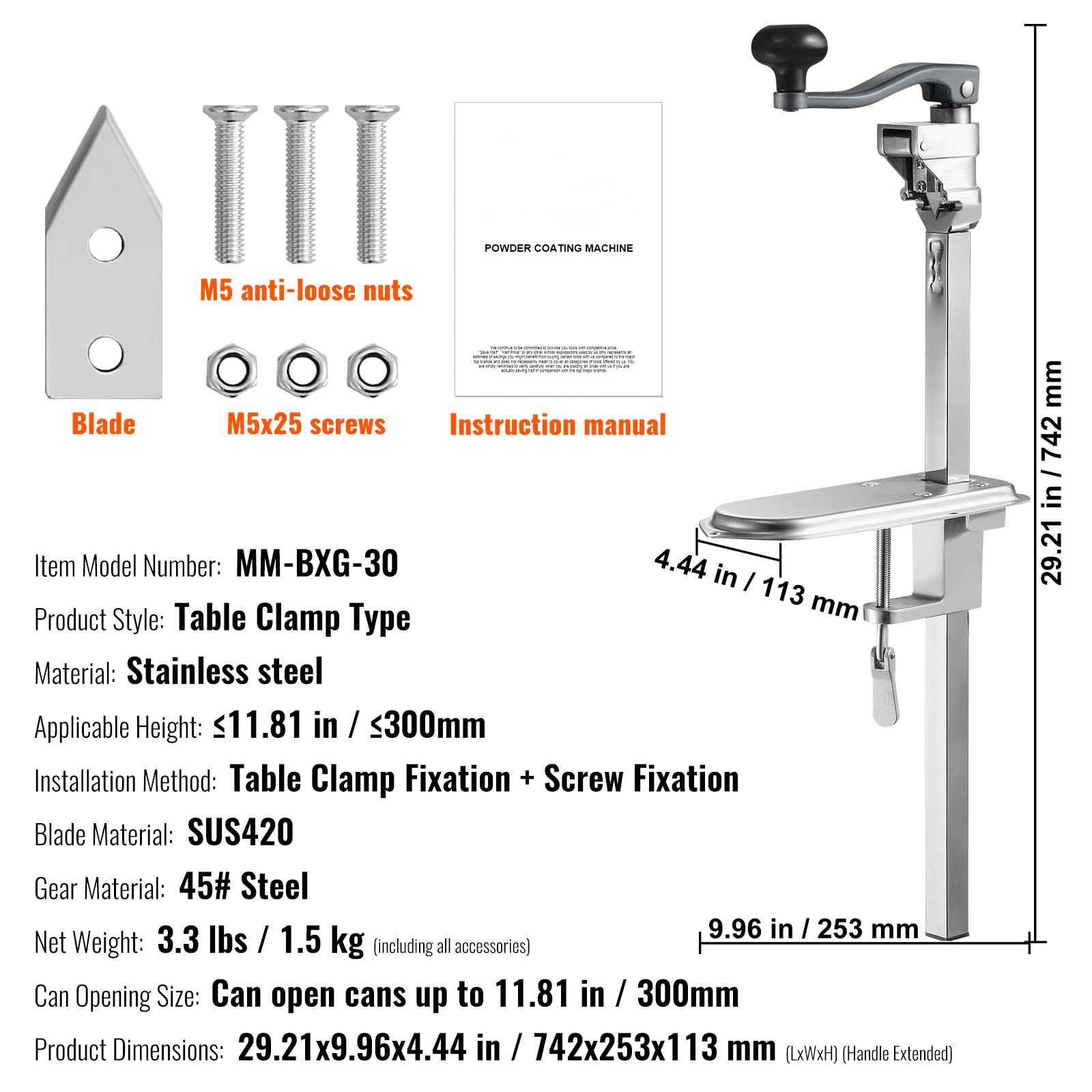 VEVOR ZBJJSCS420WFML0DSV1 m050552 - View #8