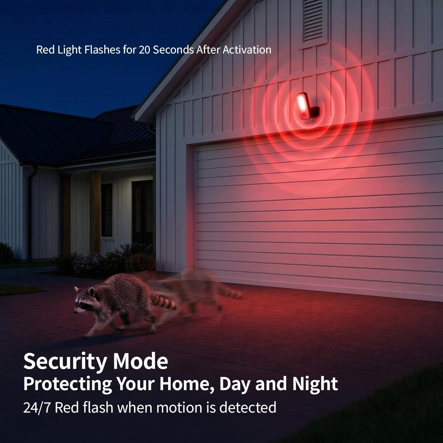 Lukvuzo 12000mAh Wireless Motion Sensor Outdoor Light Rechargeable ...