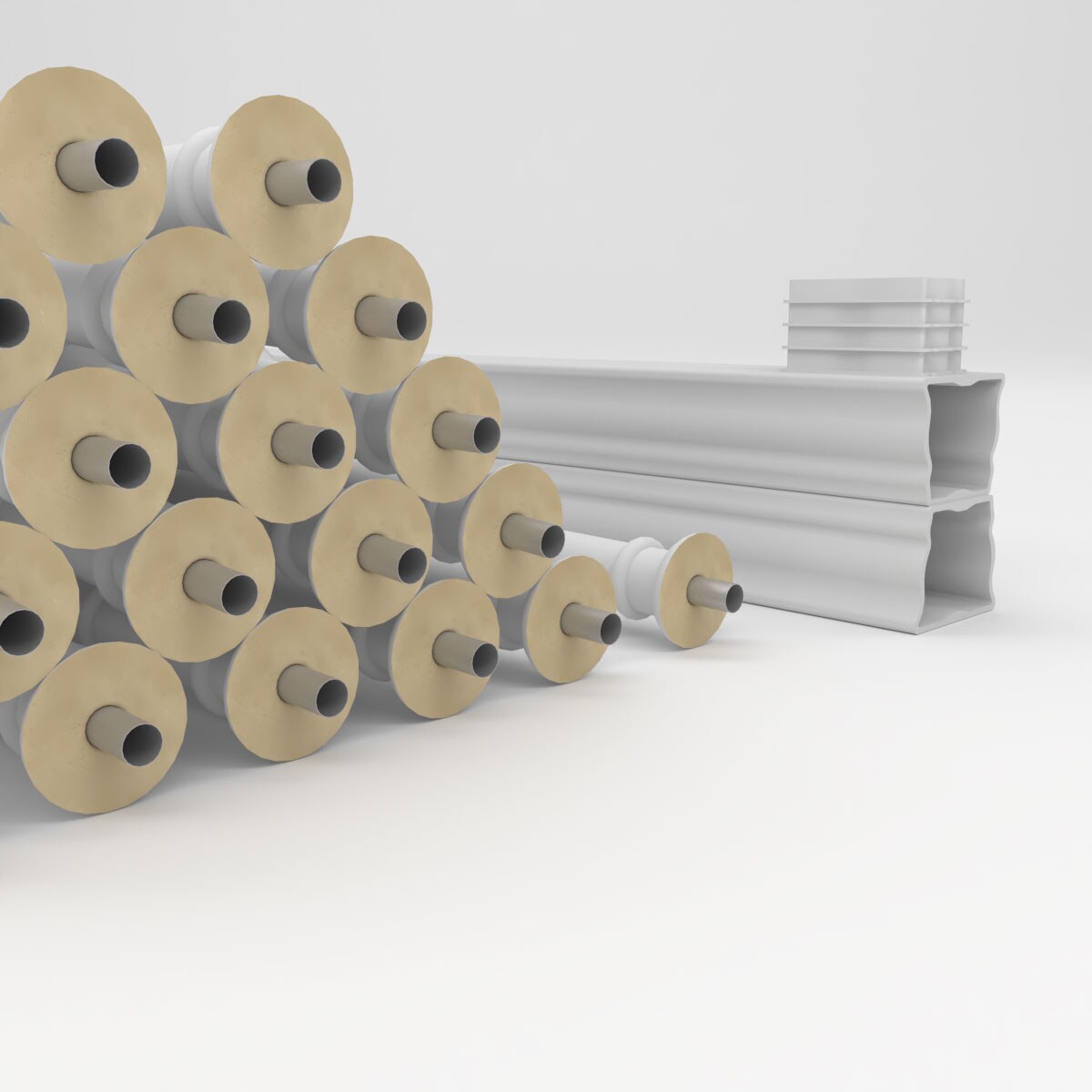 Ekena Millwork BALK32X120YON railings - View #6