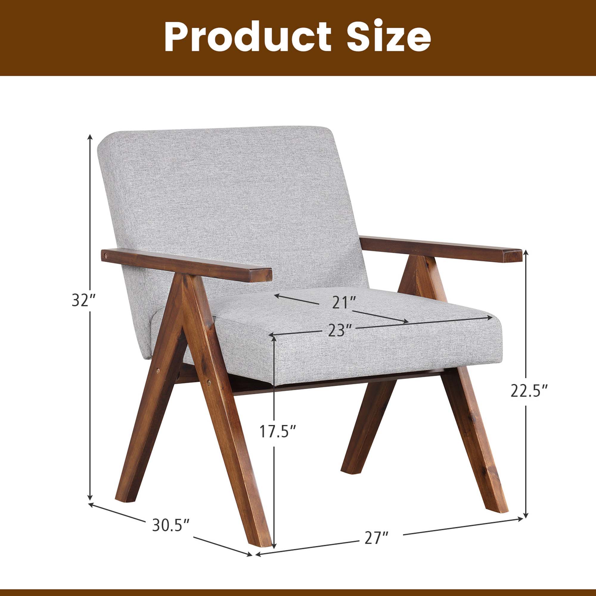 Costway HCST01088 chairs - View #2