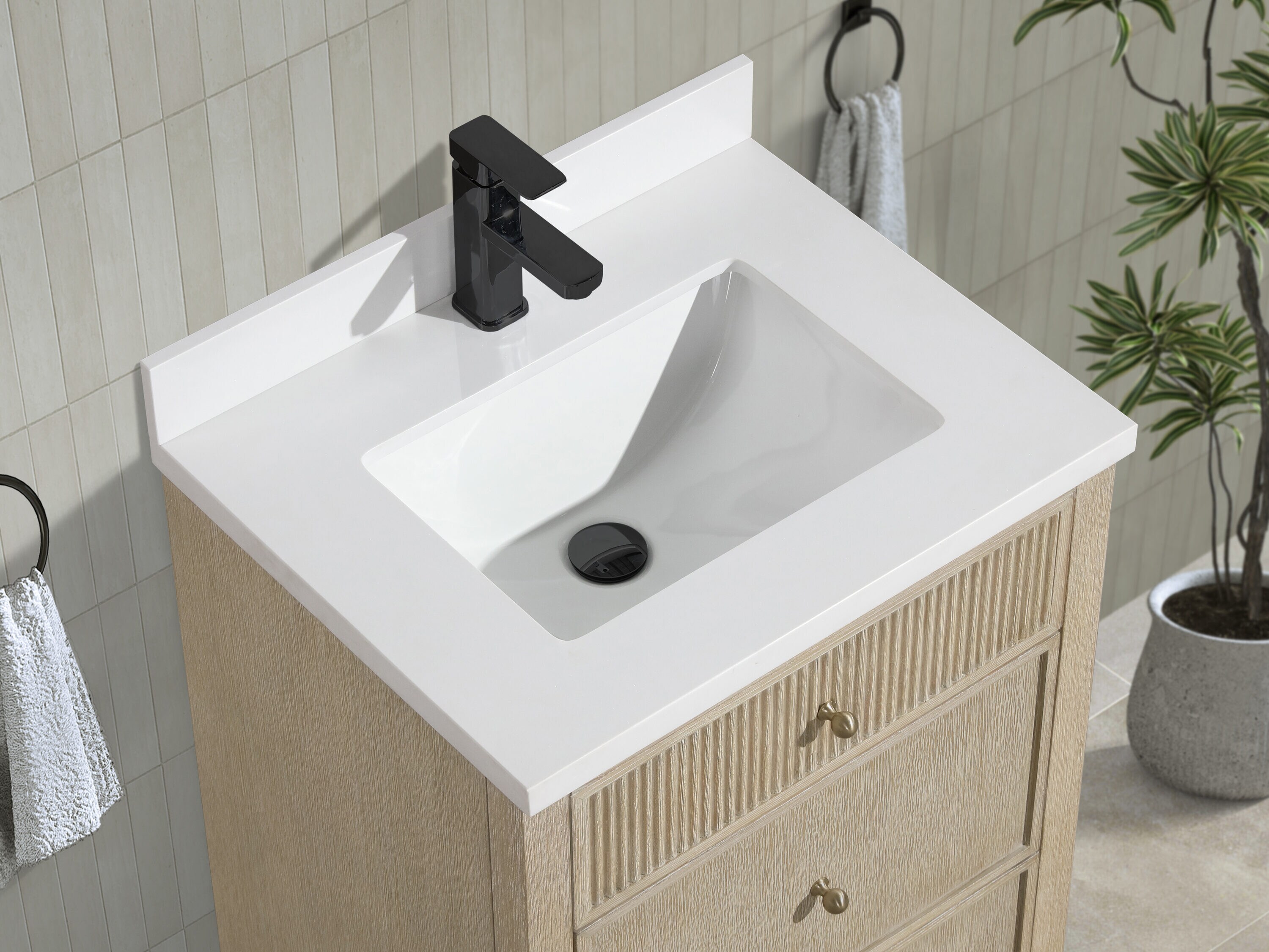 Ari Kitchen & Bath AKB-REDONDO-24-ASHOA Bath-Vanity-Combo - View #9