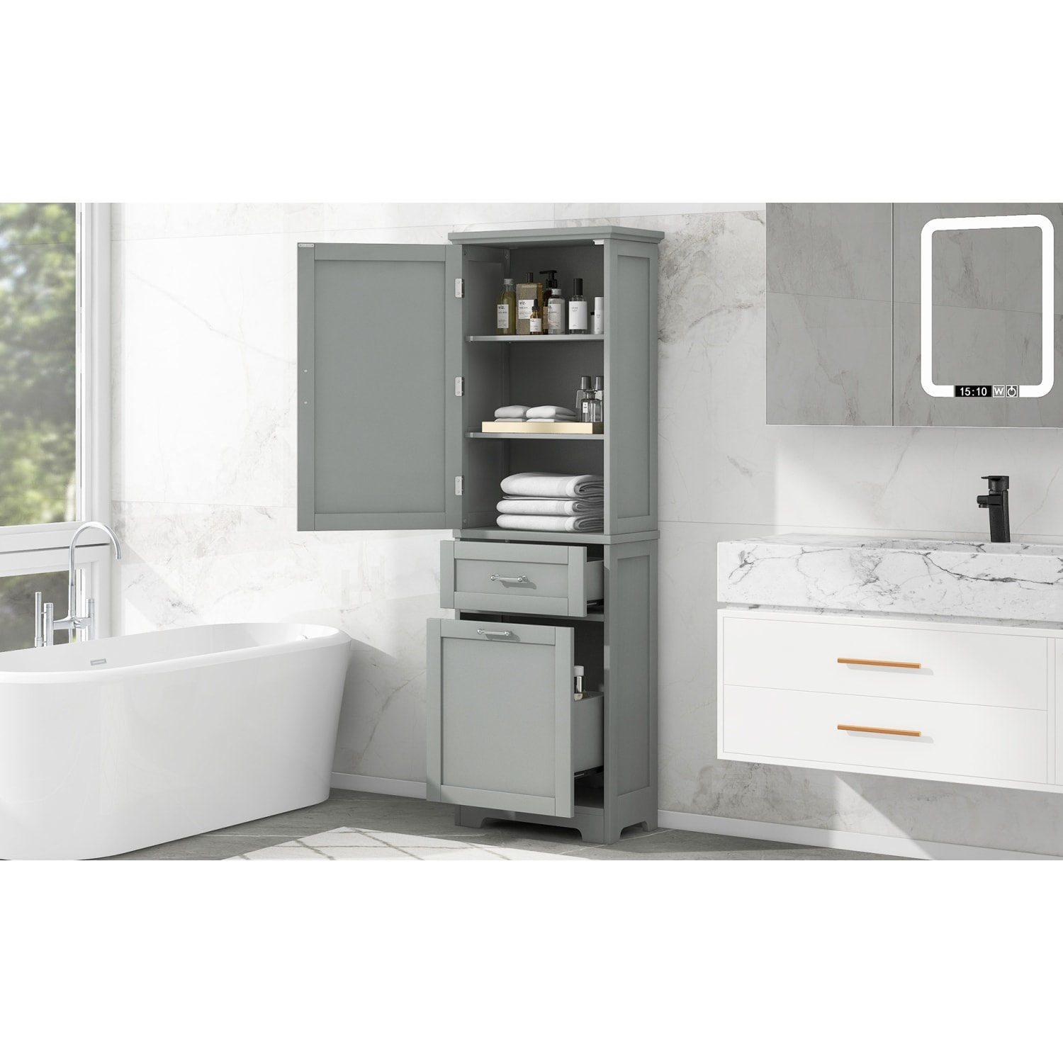 Streamdale Furniture N725P206895E Bathroom-Wall-Cabinets - View #7