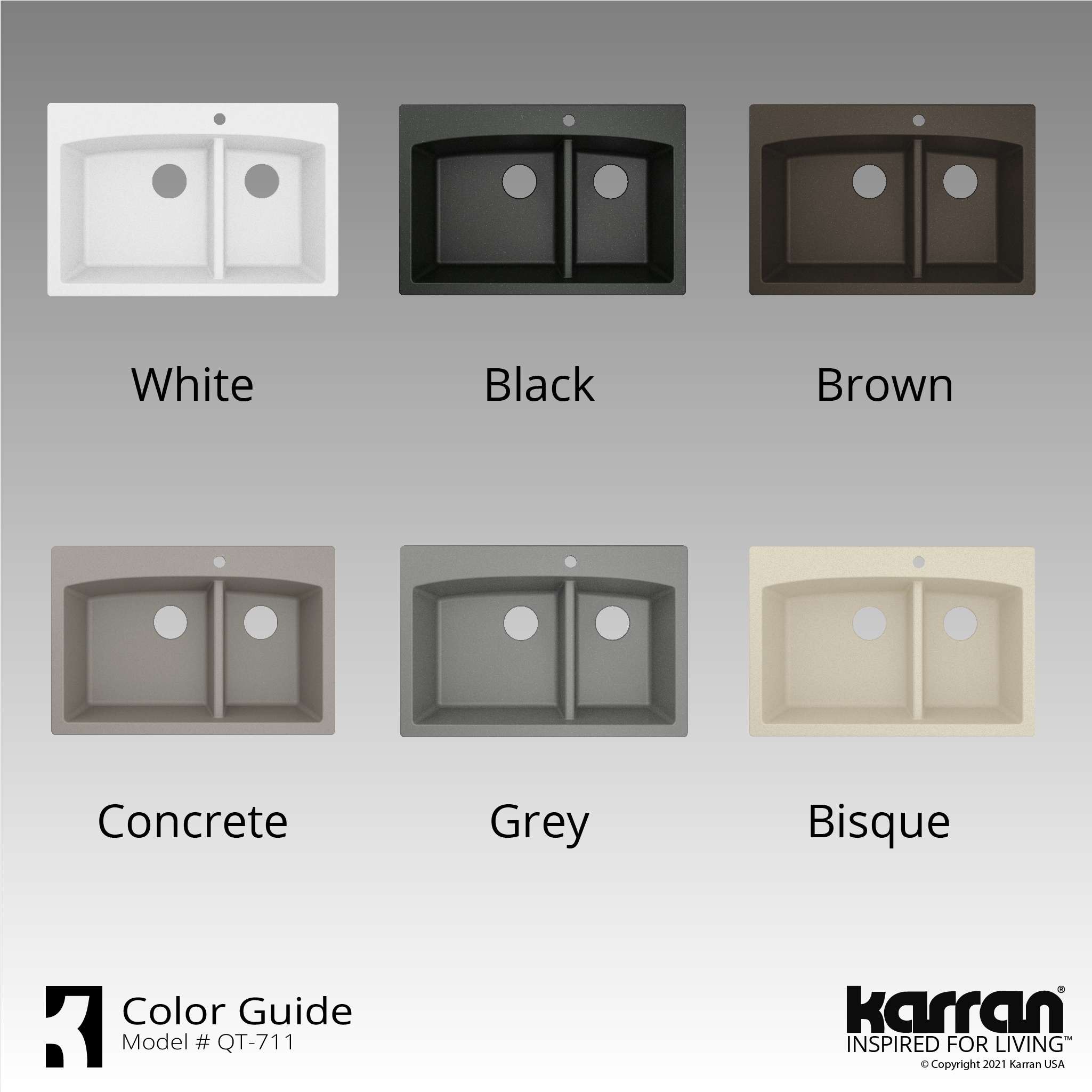 Karran QT-711-GR-PK1 Kitchen-Sinks - View #12