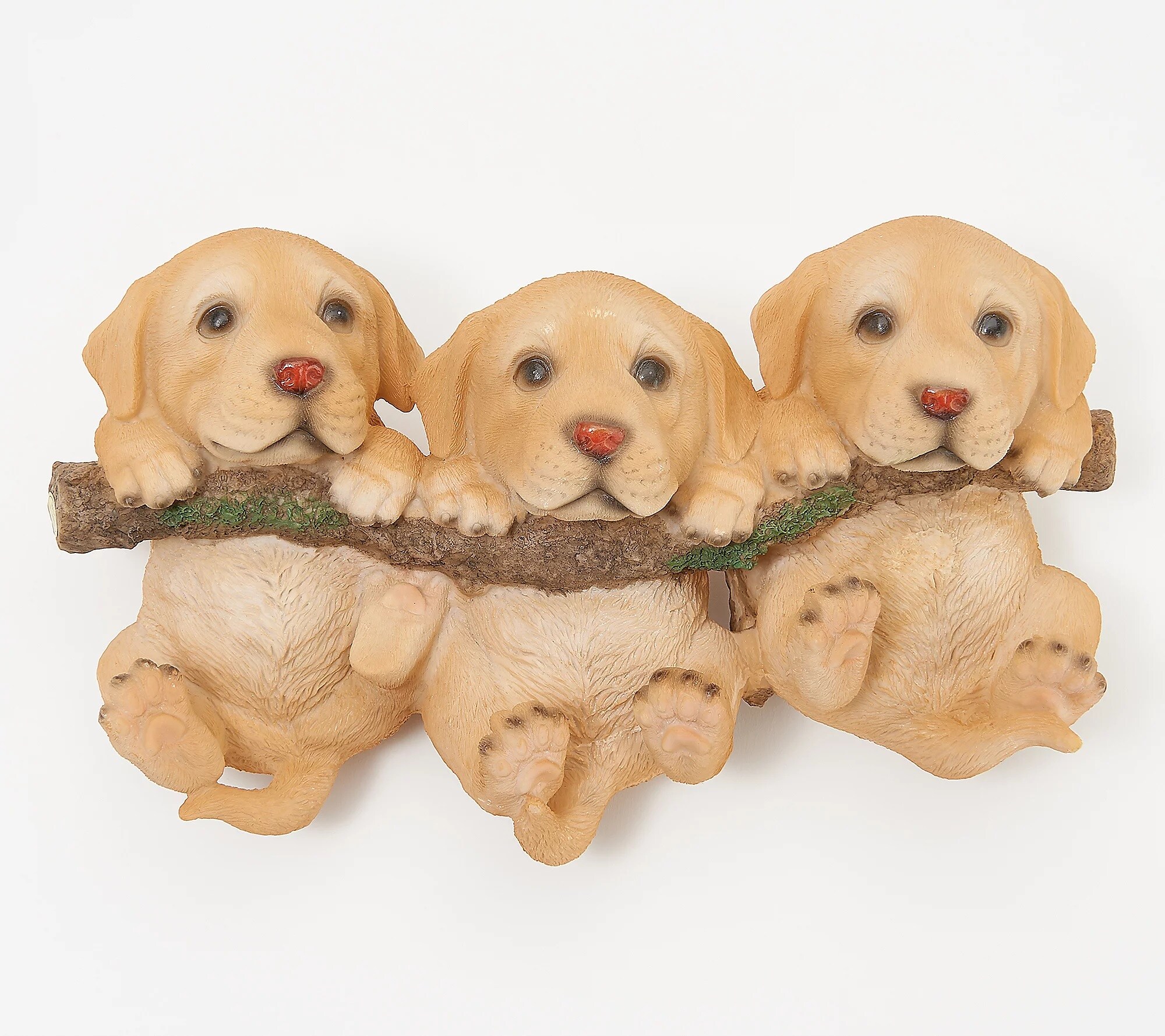 Evergreen Q56109PUP 11.61-Inches W x 6.69-Inches H Resin Dogs Animals Wall accent