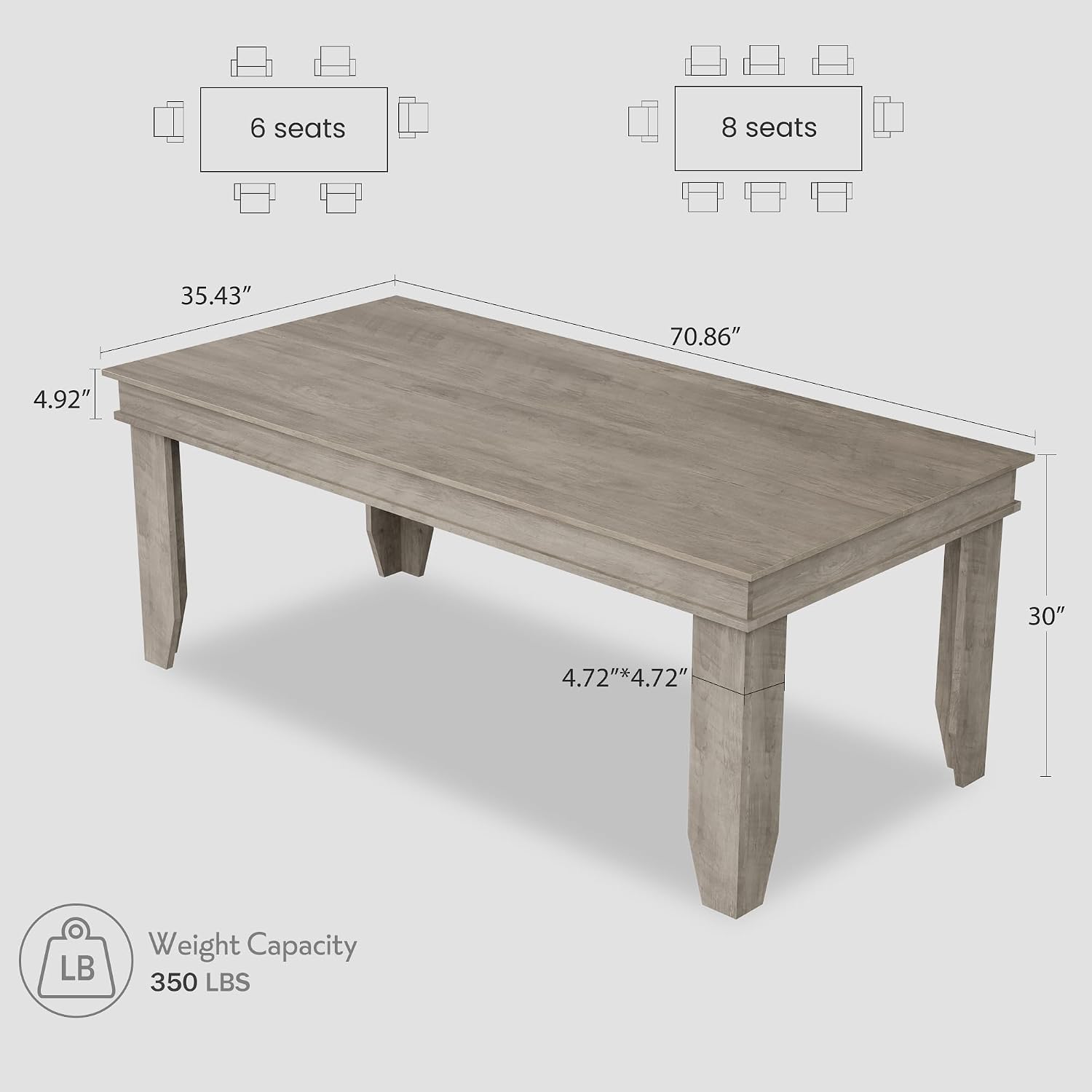 Aoile XH26081228 Dining-Tables - View #2