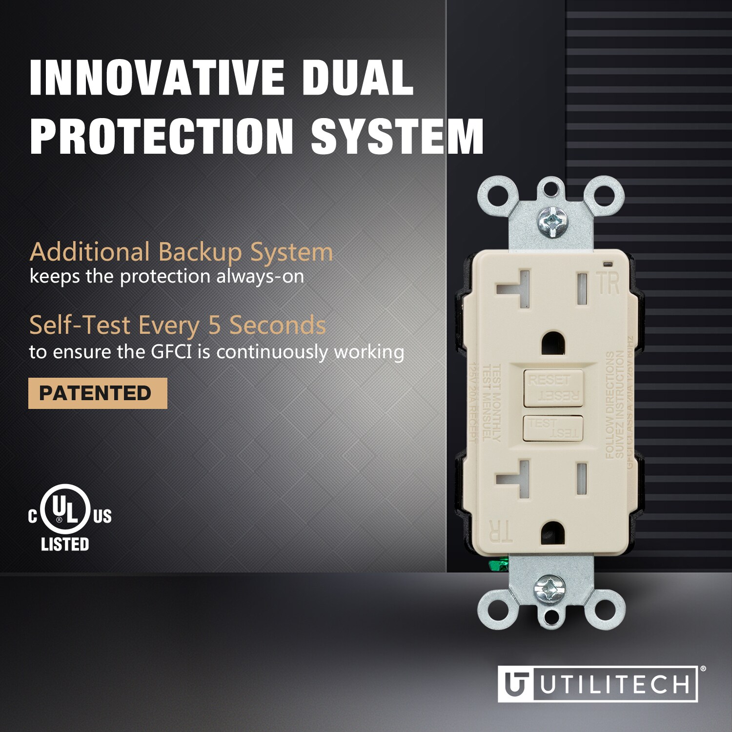 Utilitech G1920T-LA2 receptacles - View #3