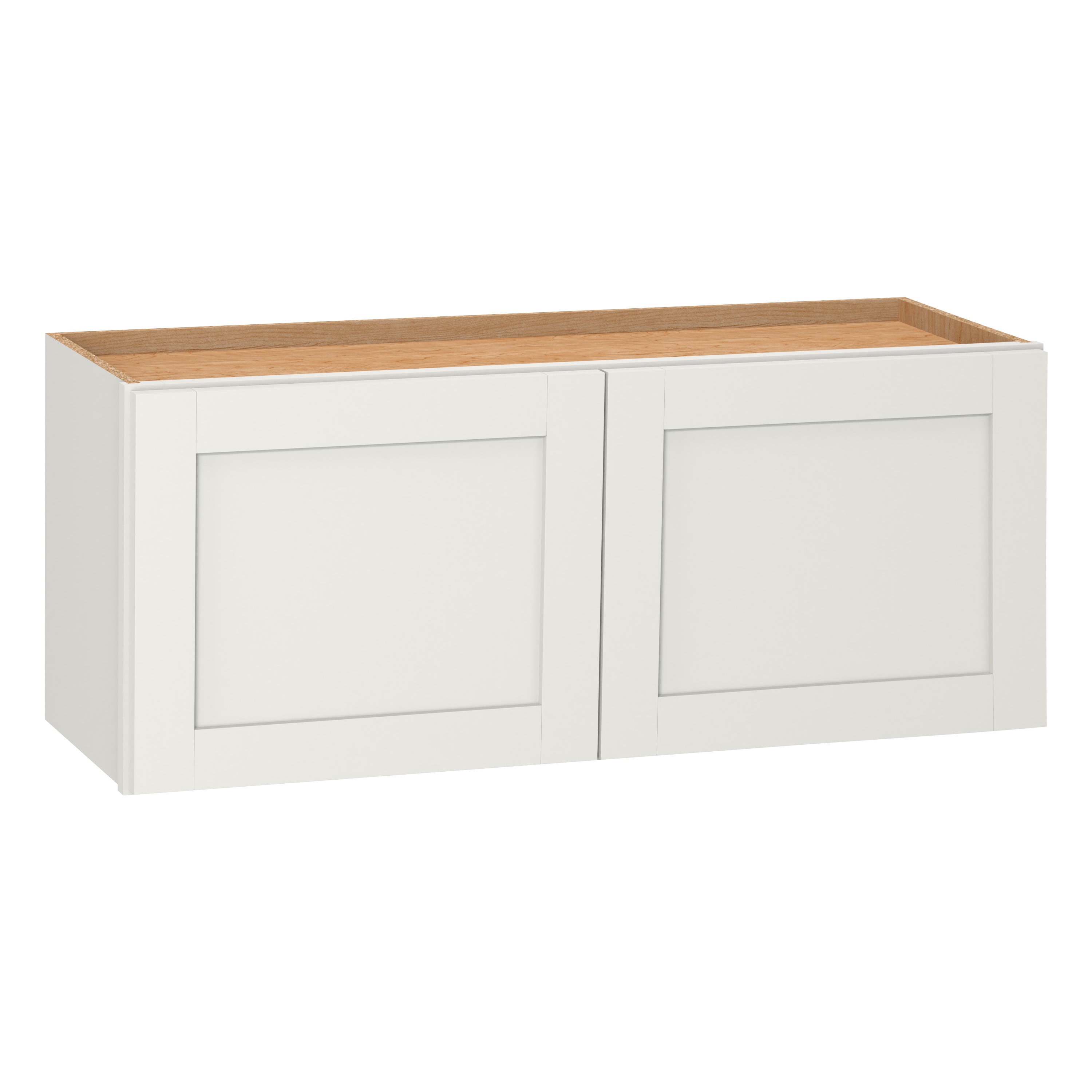 Diamond NOW G10 W3614B Arcadia 36-in W x 14-in H x 12-in D White Wall Fully assembled Cabinet (Recessed Panel Shaker)