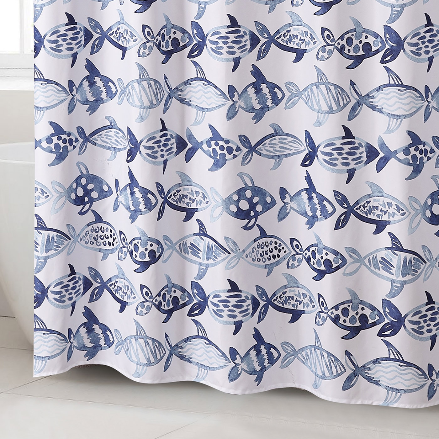 Style Quarters A-QLBW-SC Shower-Curtains-Liners - View #2