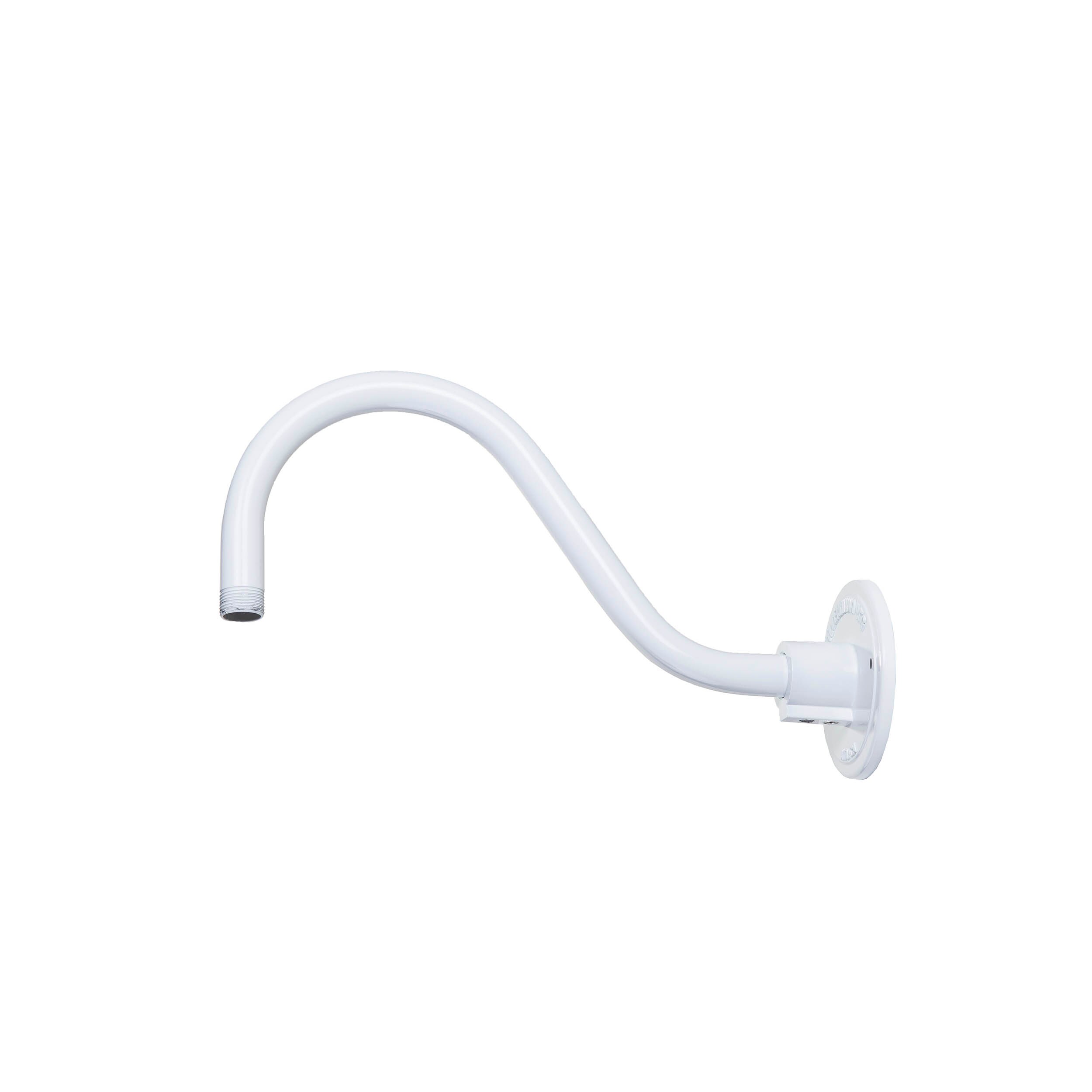 Millennium Lighting RGN15-SR R Series White Outdoor Gooseneck Pendant Stem Light Kit