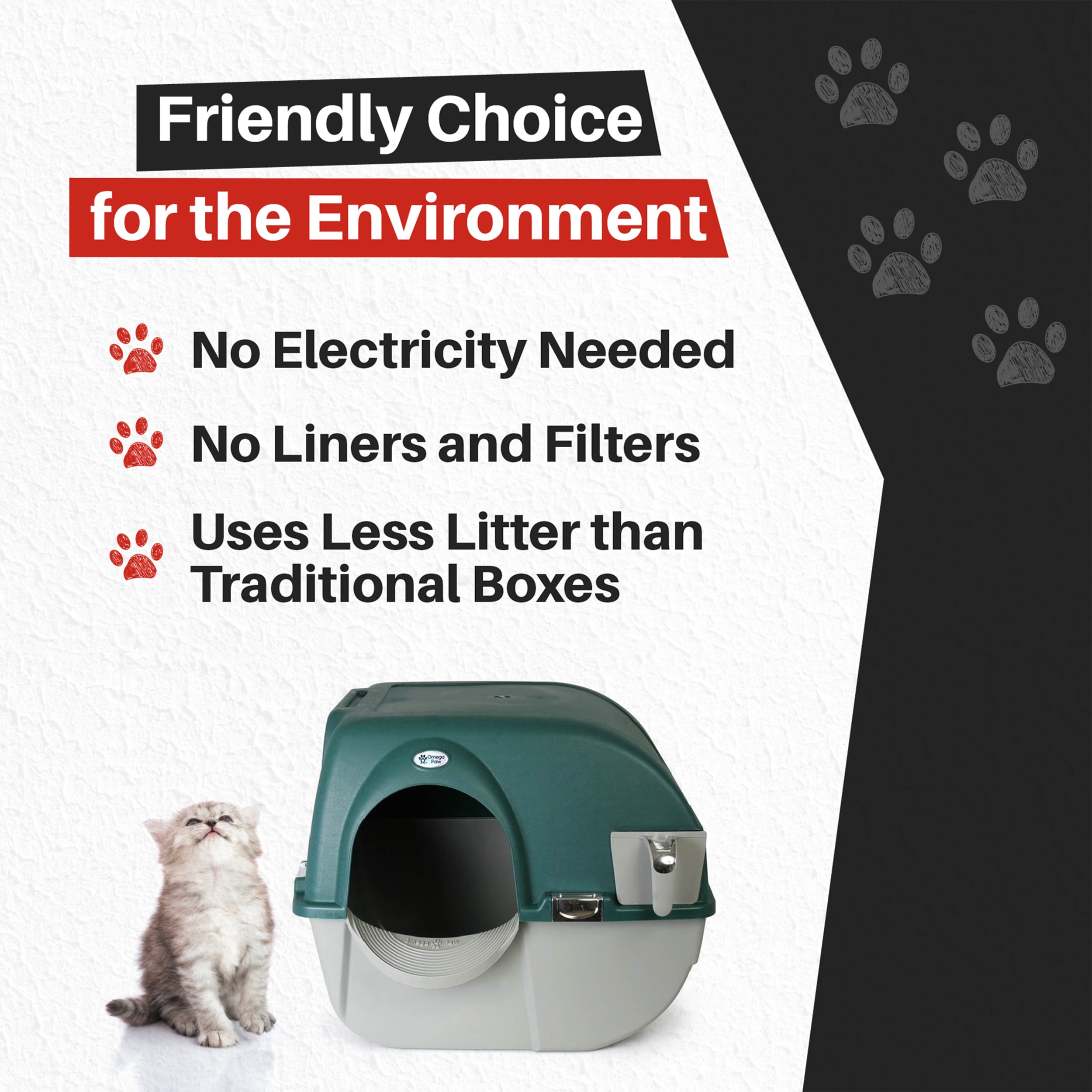 Omega Paw 175091 Cat-Litter-Box - View #4