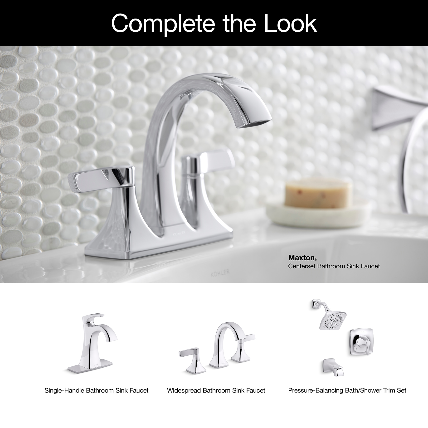 kohler maxton widespread bathroom sink faucet polished chrome