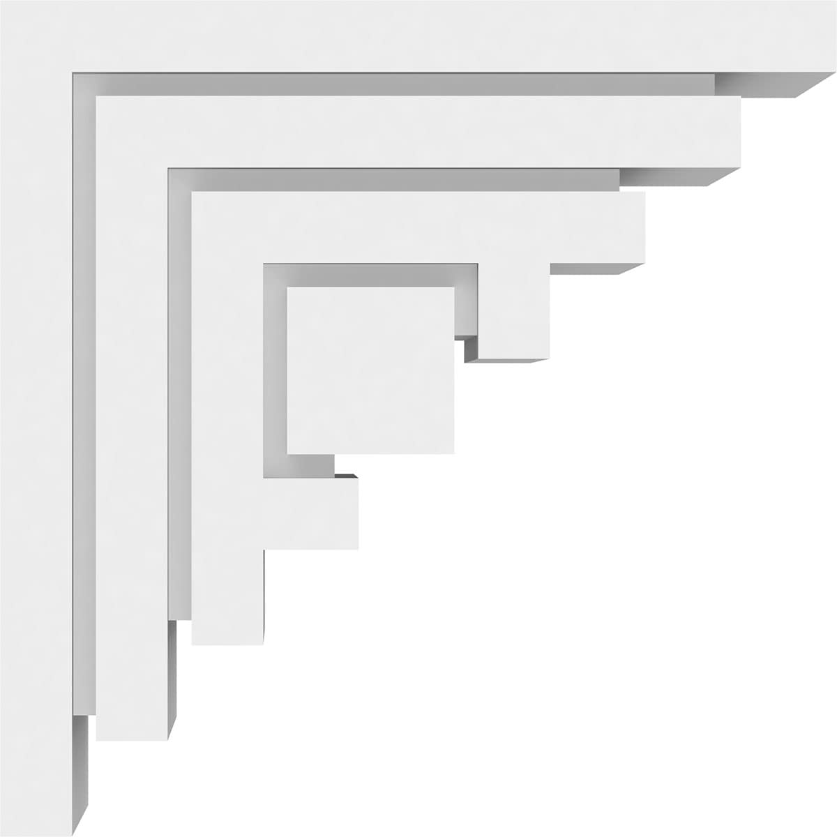 Ekena Millwork BKTP05X12X12LAN Exterior-Brackets-Braces - View #3