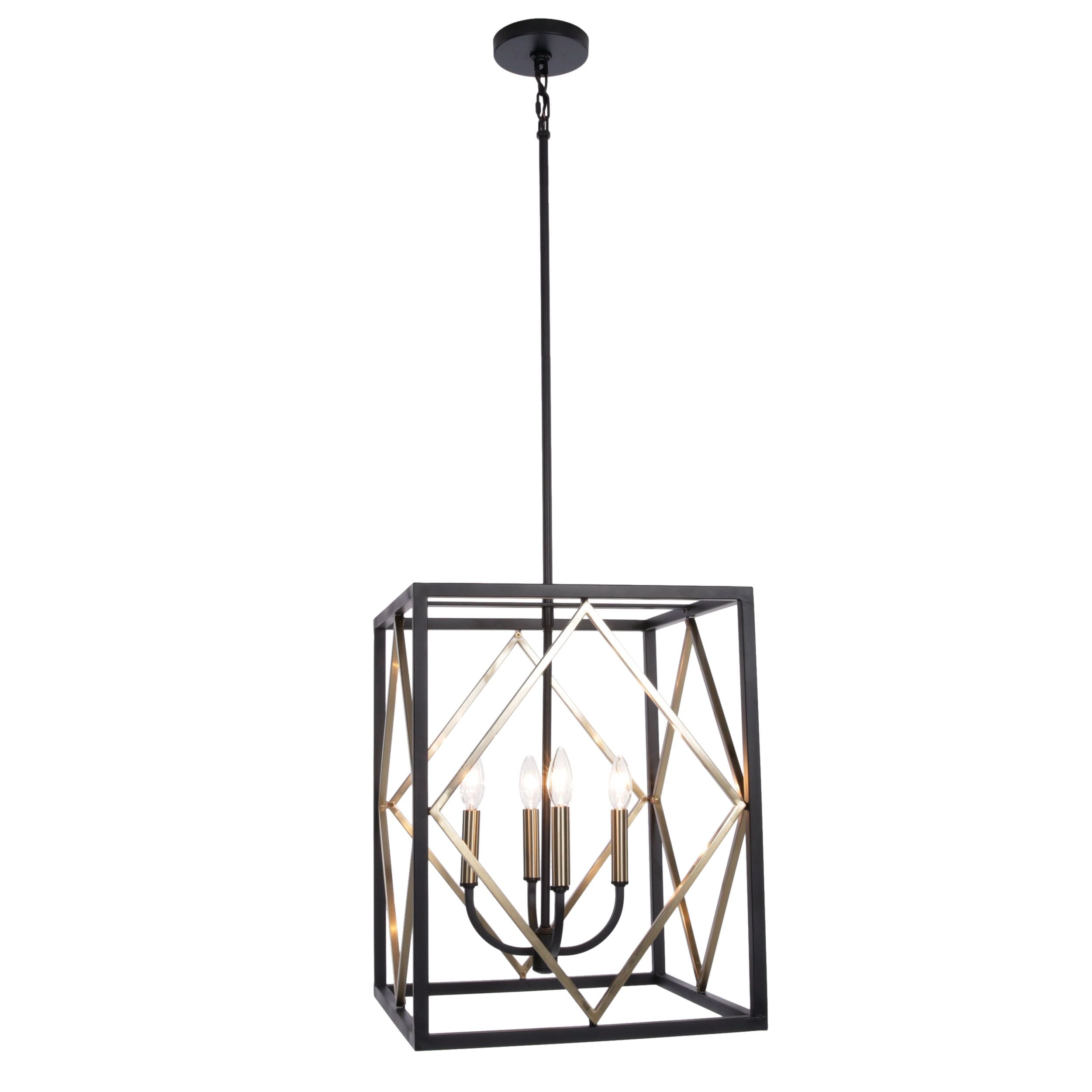 quoizel platform 4 light pendant