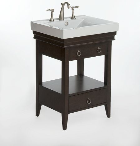 Allen Roth Idylwood Espresso Integral, Asian Bathroom Vanity Cabinets