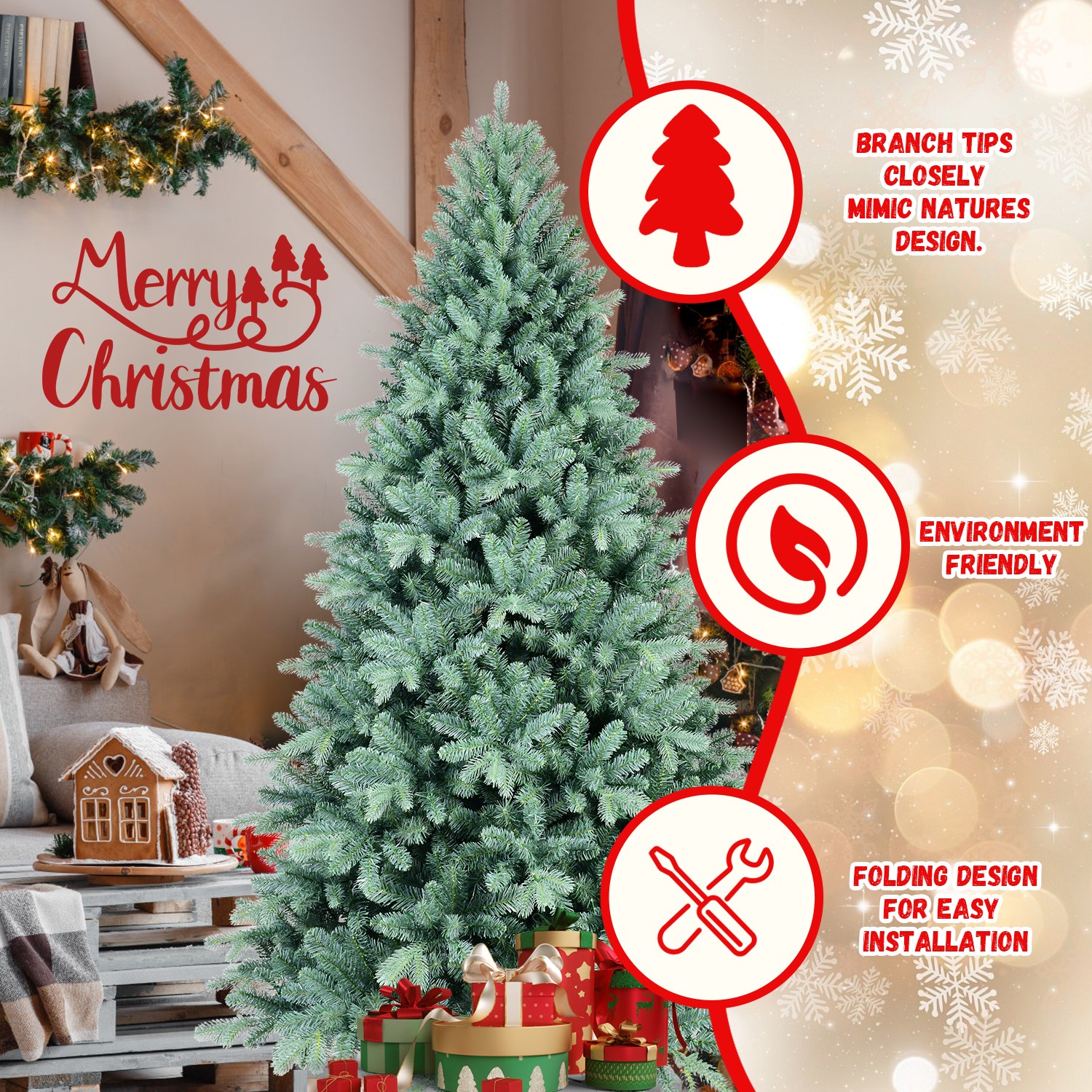 LUCKY ONE LO-LCT0183P Artificial-Christmas-Trees - View #6