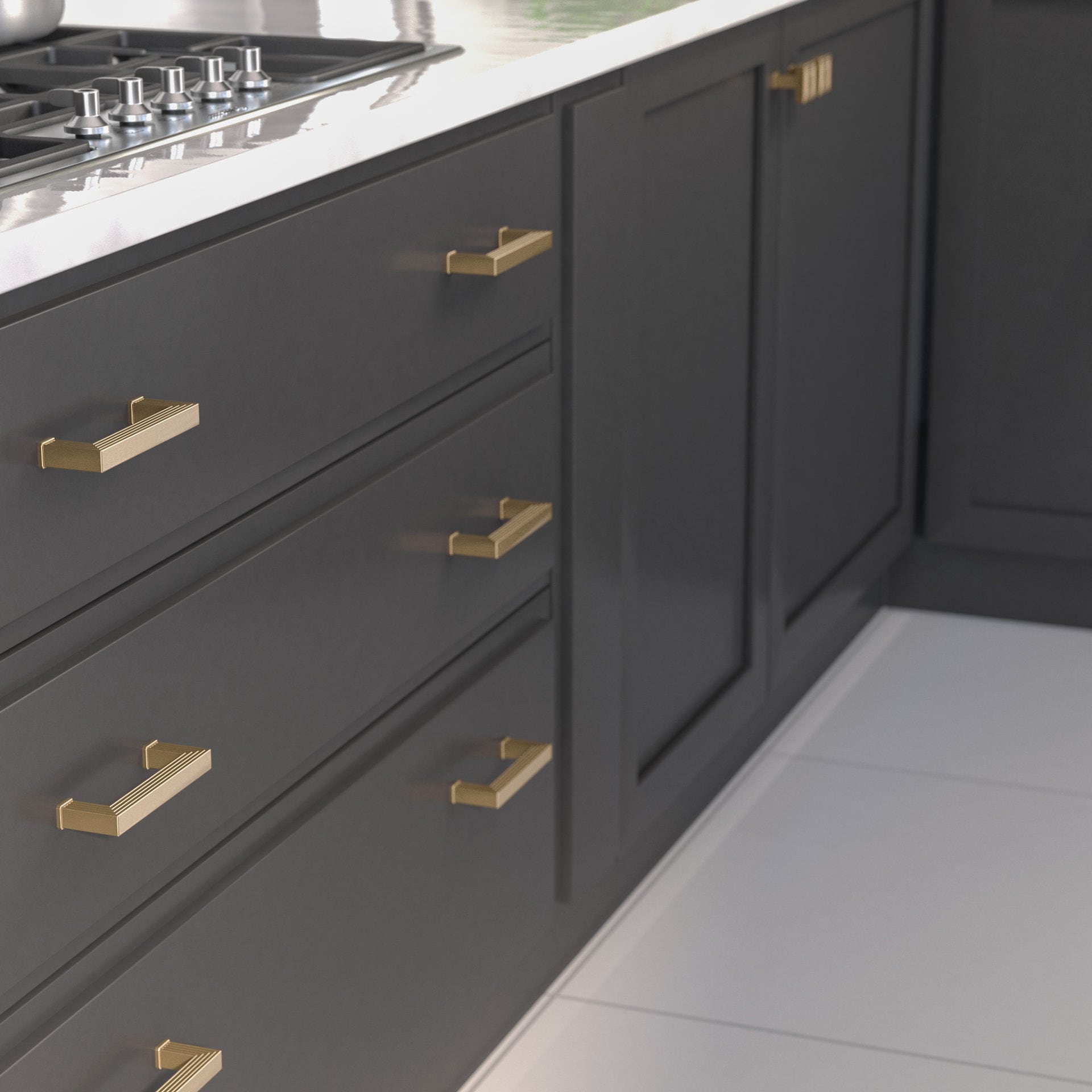 Richelieu BP878896CHBRZ Cabinet-Pulls - View #2