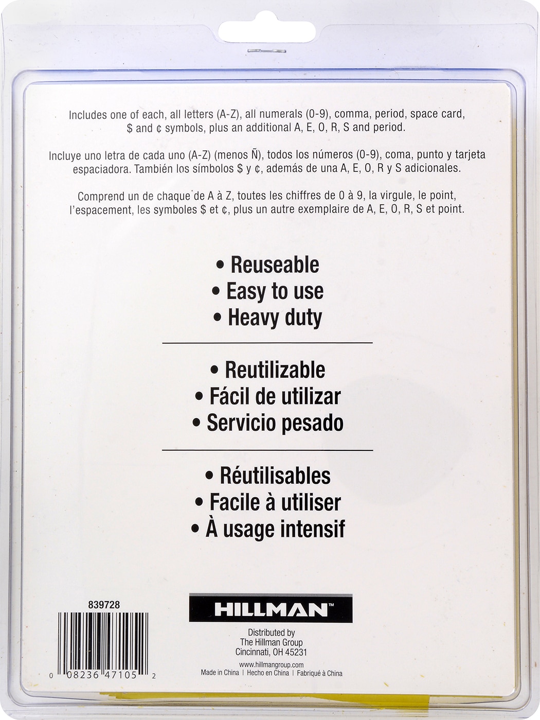 Hillman 2 in. Combo Stencils Letters and Numbers 847026 - The Home Depot